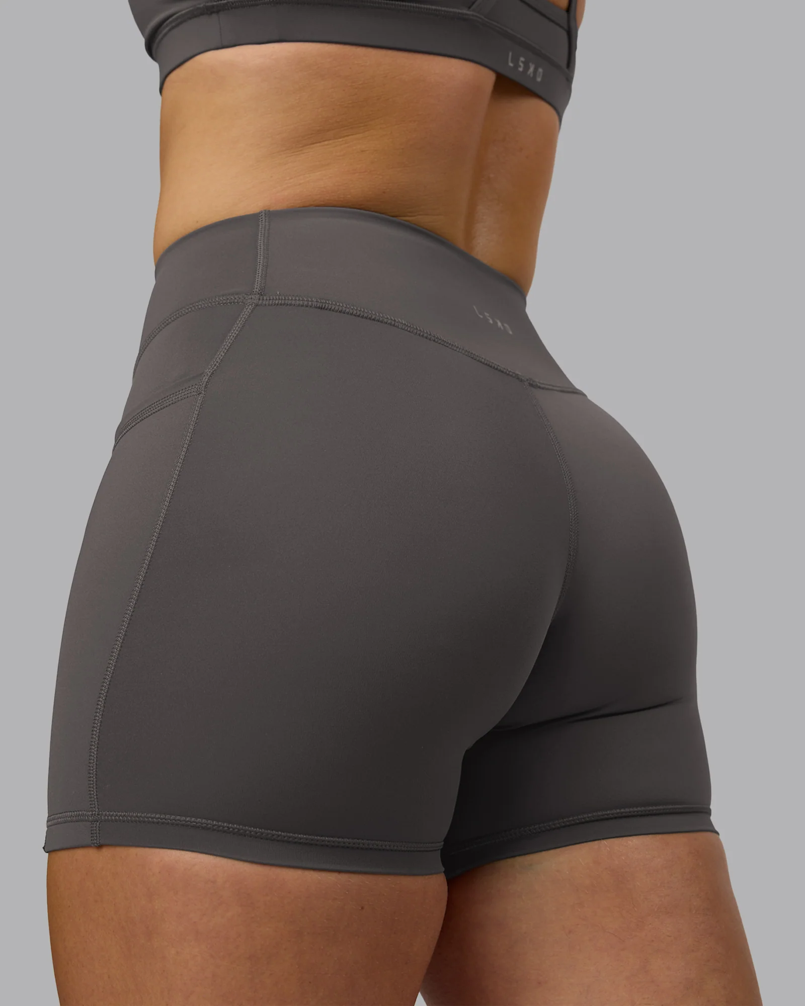 Elite High-Rise 4" Short Pockets - Dark Storm