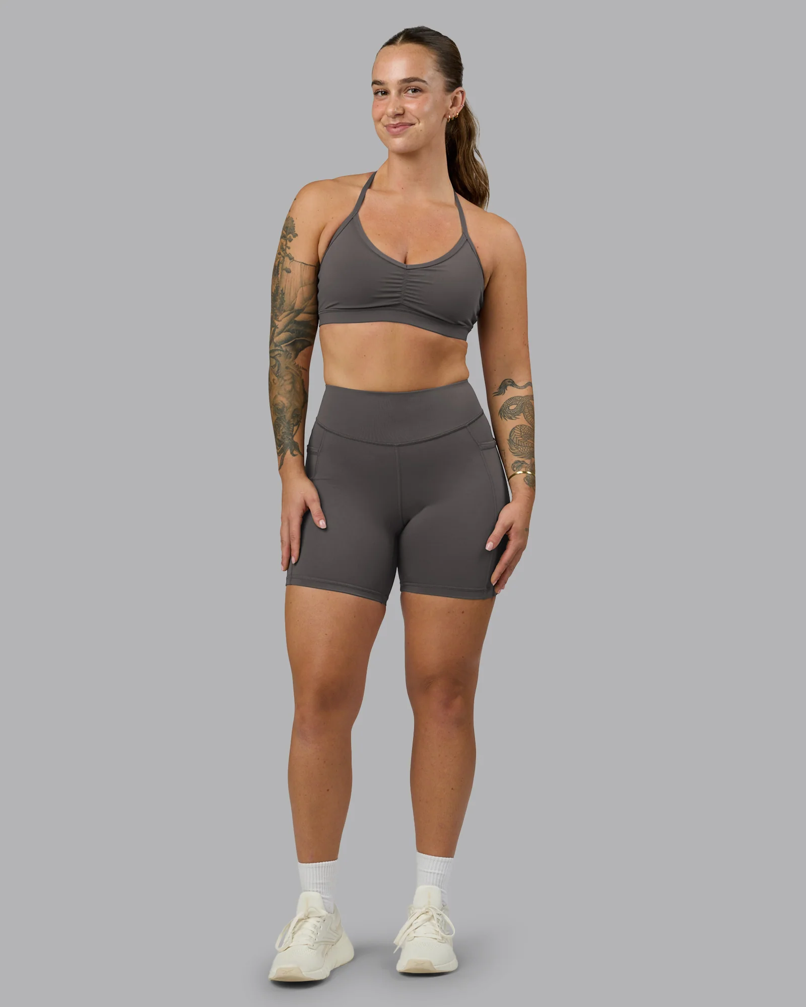 Elite High-Rise 6" Short Pockets - Dark Storm