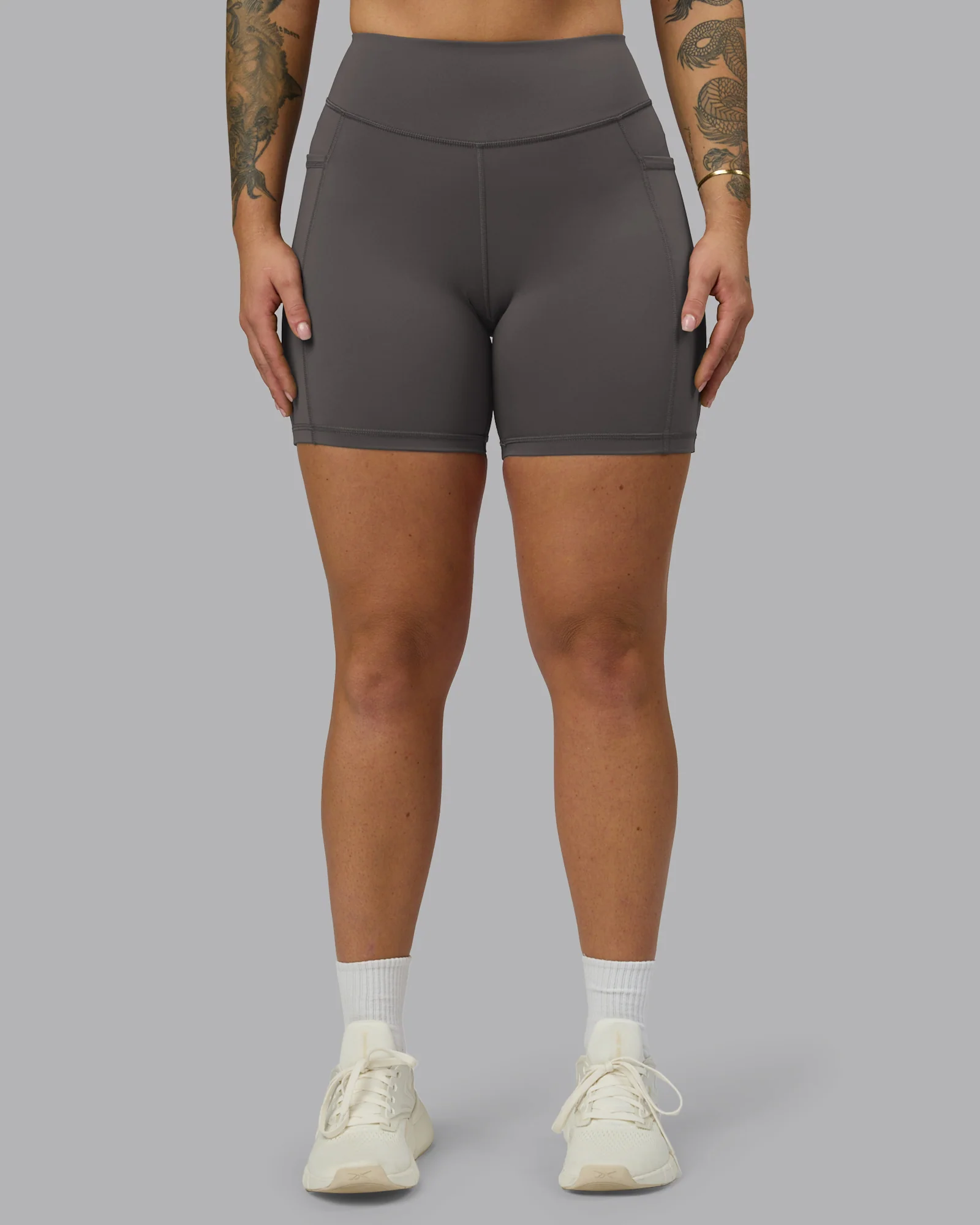 Elite High-Rise 6" Short Pockets - Dark Storm
