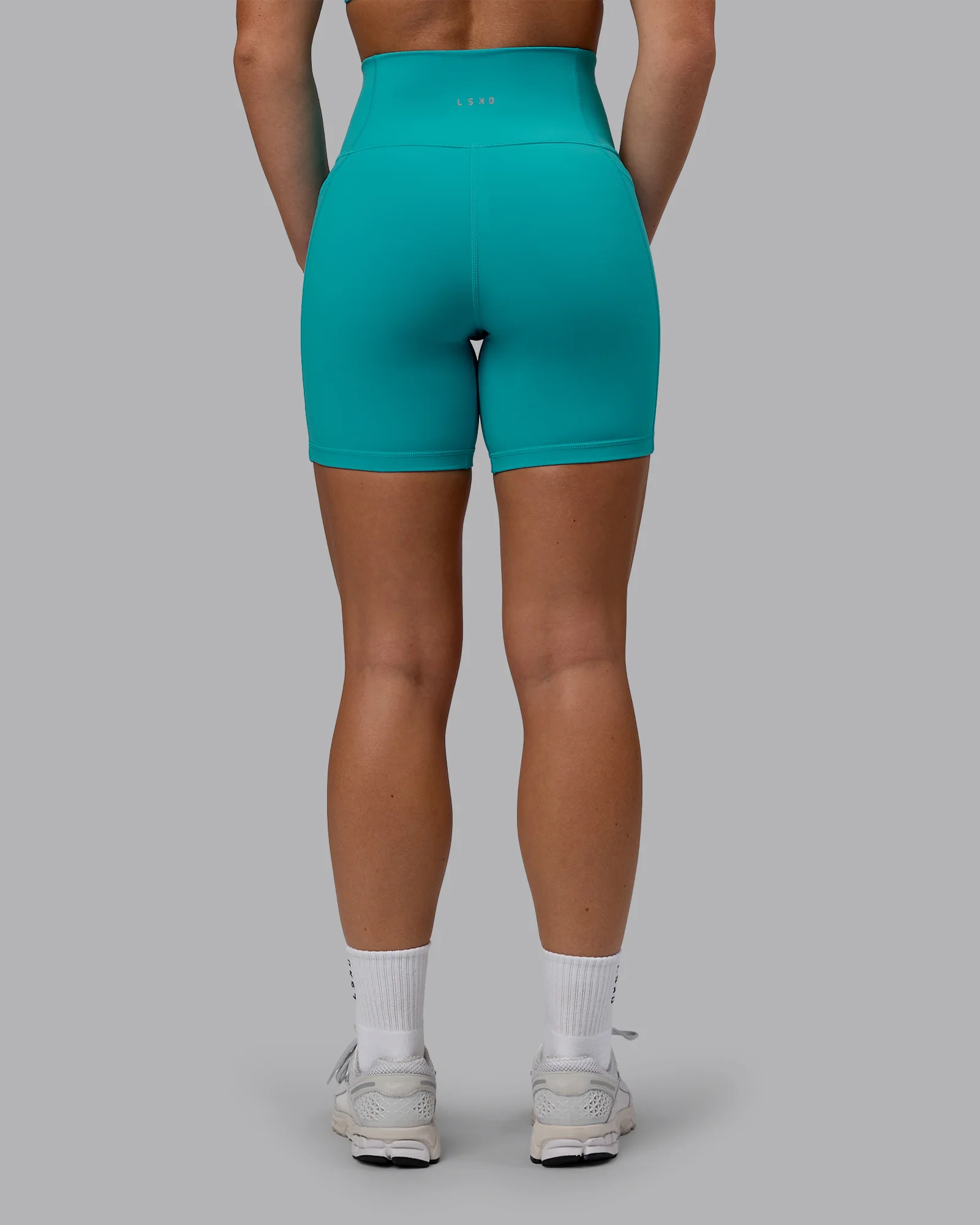 Fusion Ultra High-Rise 6" Short Pockets - Uplift Blue