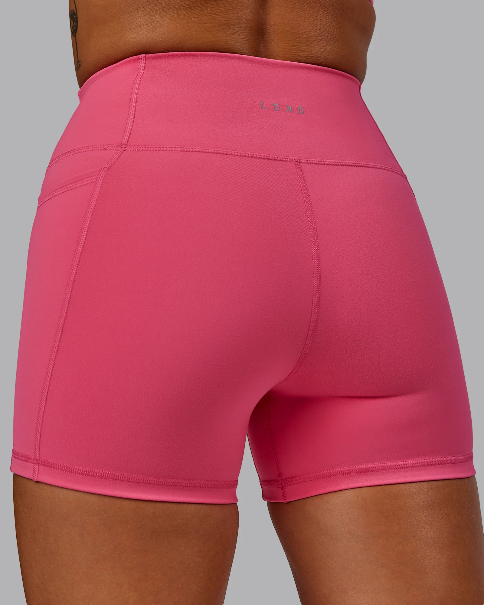 Fusion Ultra High-Rise 4" Short Pockets - Hot Pink 7 Fusion Ultra High-Rise 4" Short Pockets - Hot Pink