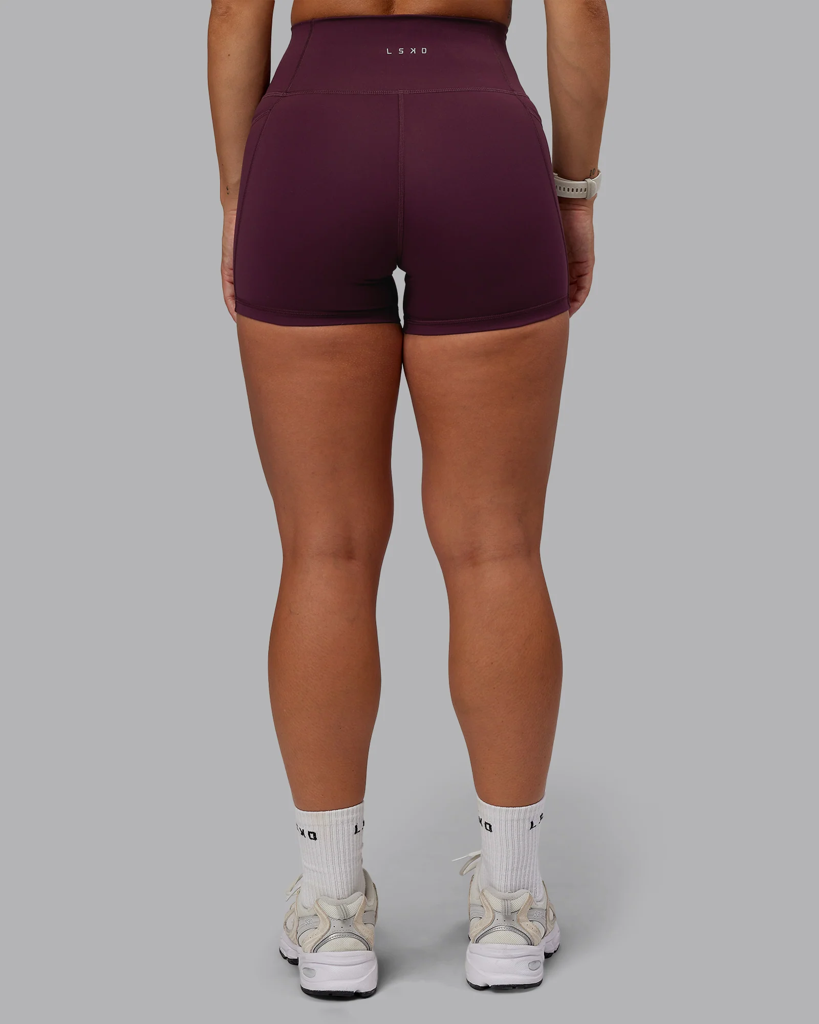 Fusion Ultra High-Rise 4" Short Pockets - Cherry Lacquer 5 Fusion Ultra High-Rise 4" Short Pockets - Cherry Lacquer