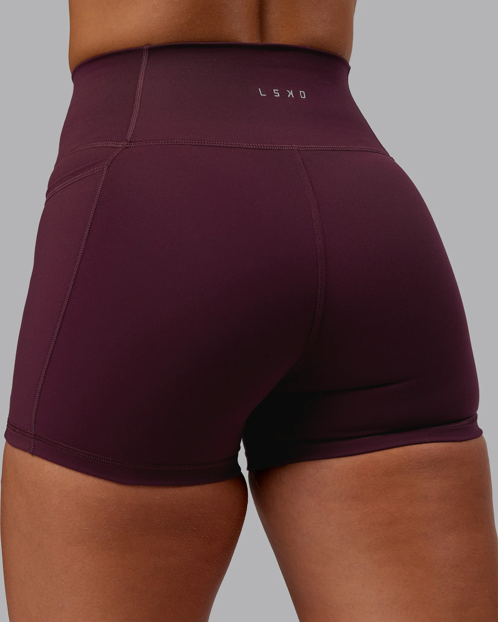 Fusion Ultra High-Rise 4" Short Pockets - Cherry Lacquer 8 Fusion Ultra High-Rise 4" Short Pockets - Cherry Lacquer