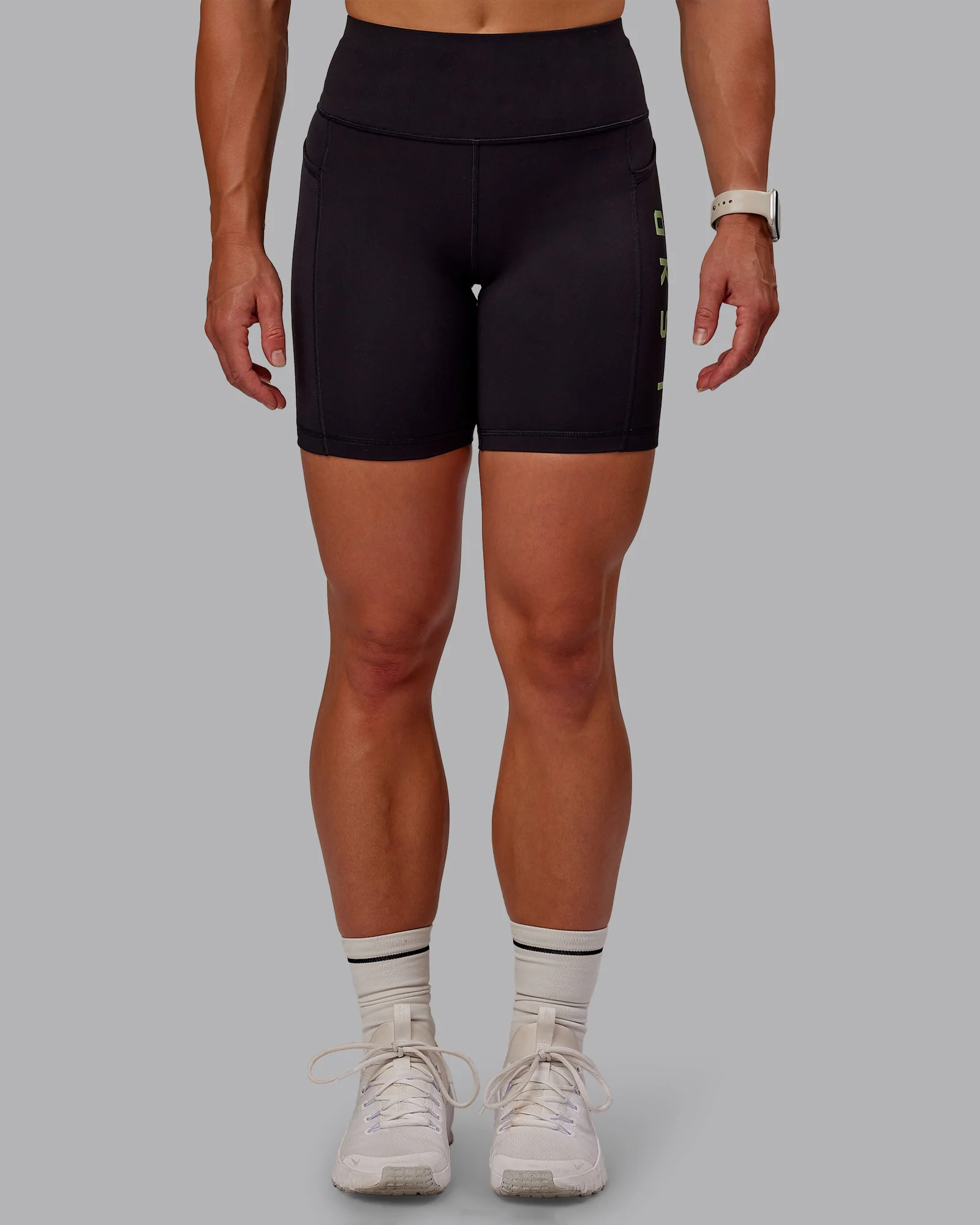 Rep Ultra High-Rise 6" Short Pockets - Black-Surreal Green 7 Rep Ultra High-Rise 6" Short Pockets - Black-Surreal Green