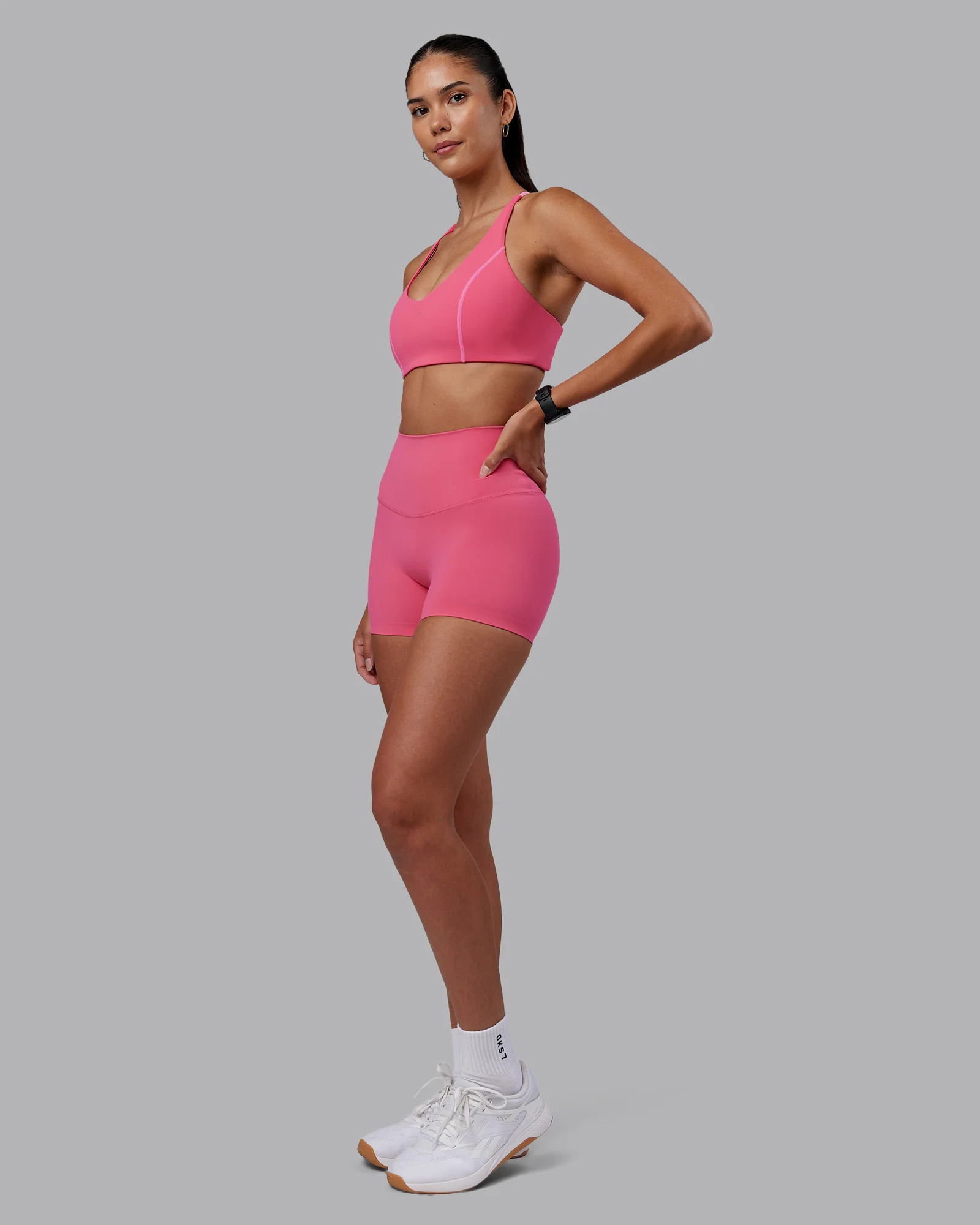 Elixir High-Rise 4" Short - Hot Pink 3 Elixir High-Rise 4" Short - Hot Pink