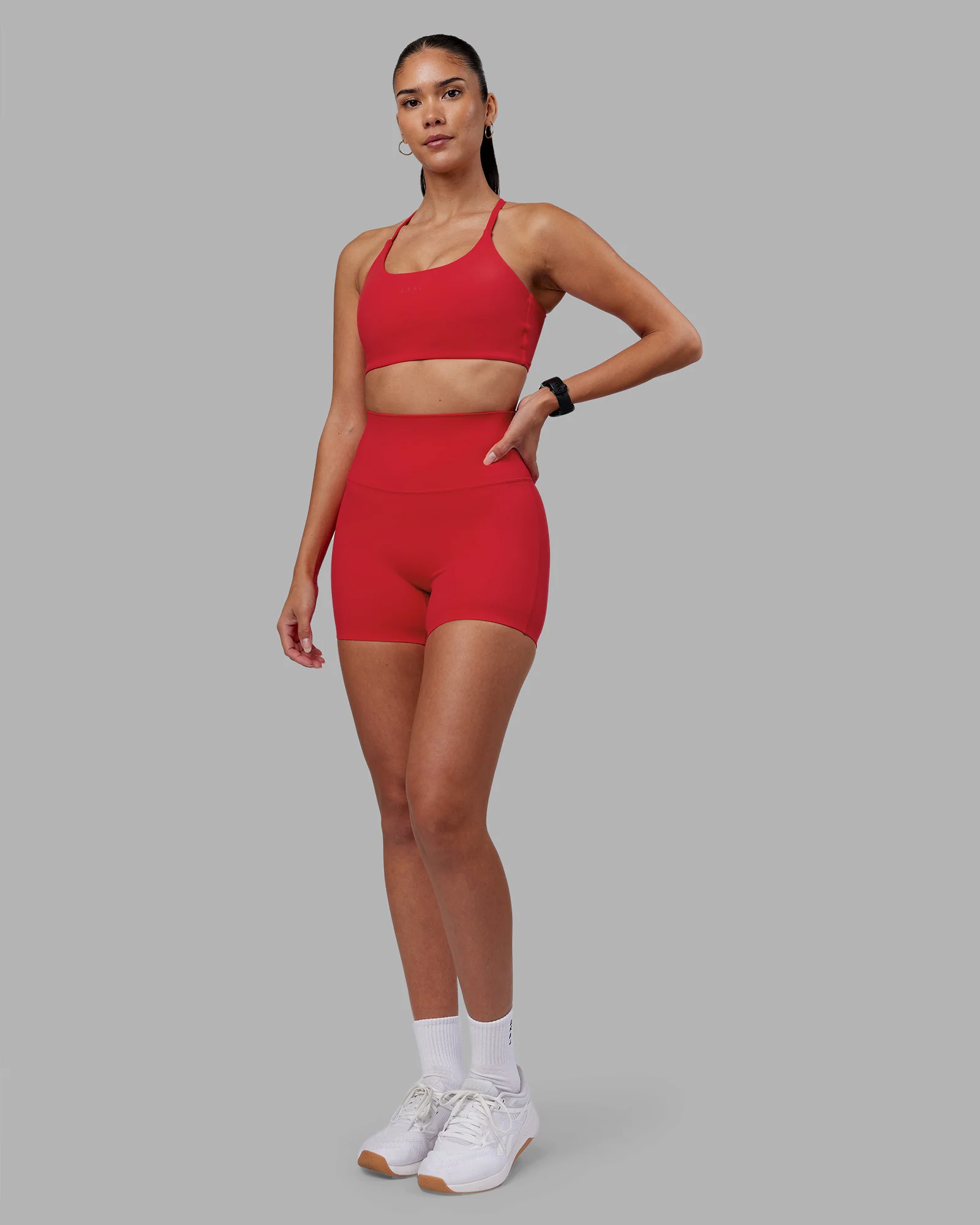 Elixir Ultra High-Rise 4" Short - Scarlet 2 Elixir Ultra High-Rise 4" Short - Scarlet