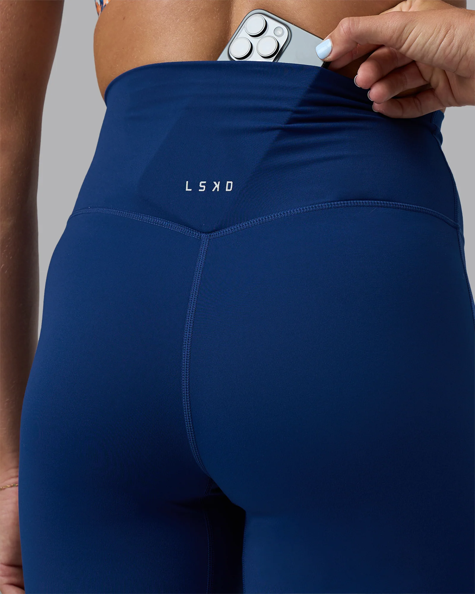 Elixir Ultra High-Rise 6" Short - Midnight Blue 4 Elixir Ultra High-Rise 6" Short - Midnight Blue