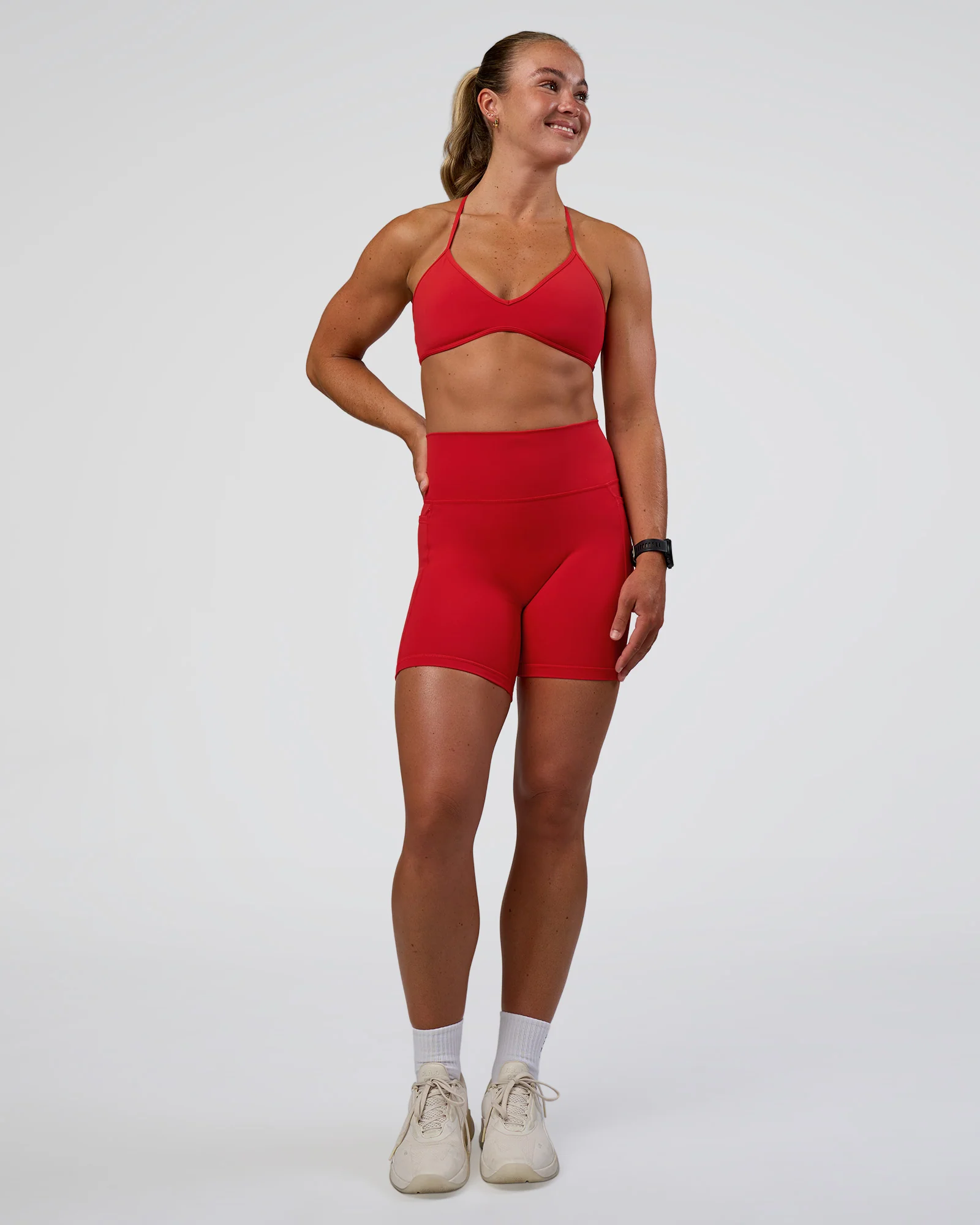 Fusion Ultra High-Rise 6" Short Pockets - Flame