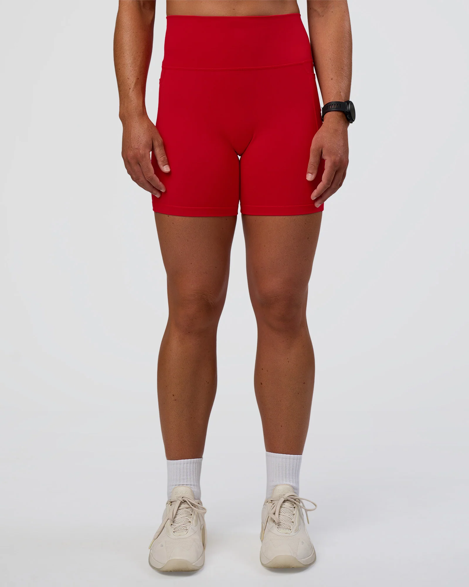 Fusion Ultra High-Rise 6" Short Pockets - Flame 3 Fusion Ultra High-Rise 6" Short Pockets - Flame