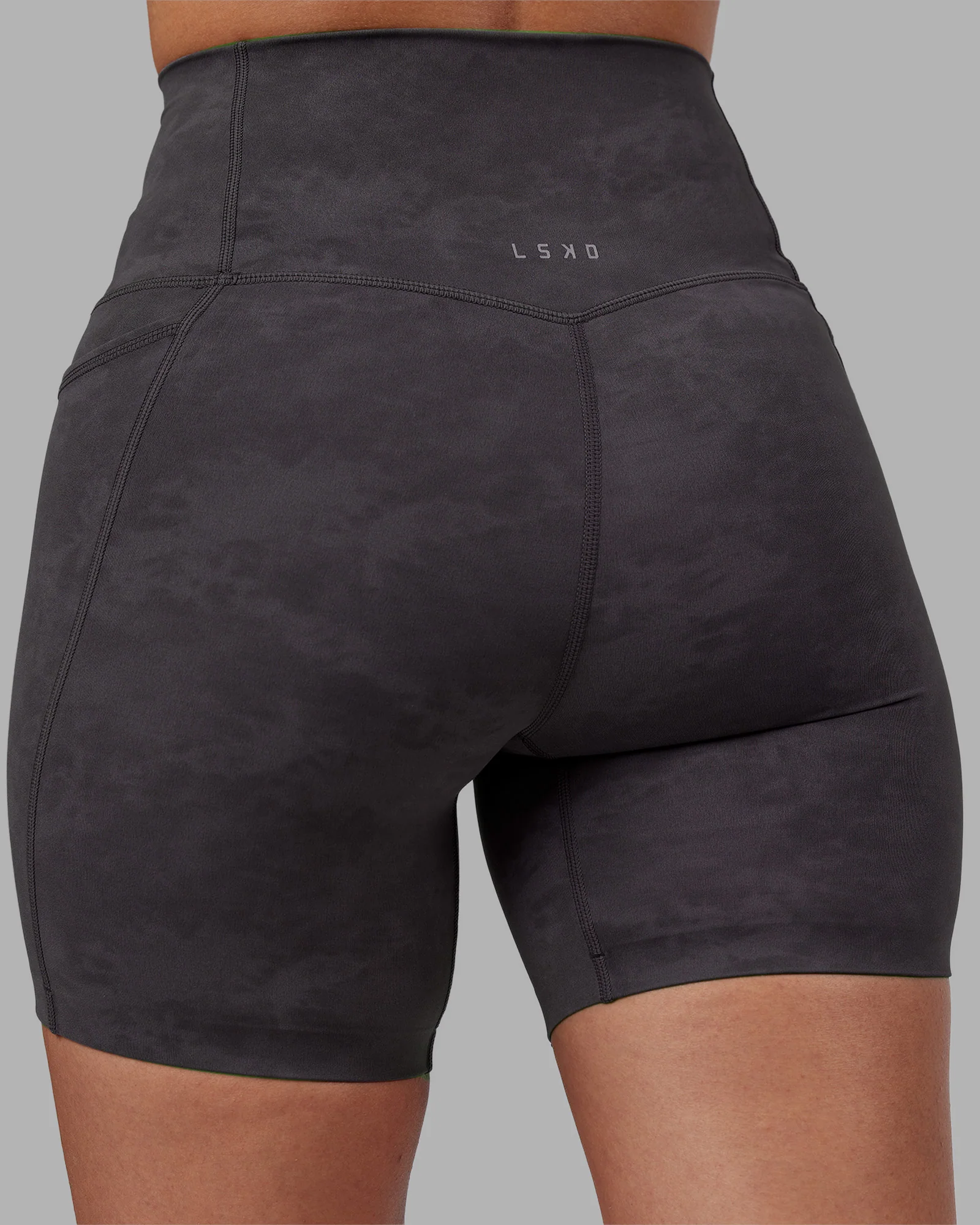 Elixir Ultra High-Rise 6" Short Pockets - Dark Storm Wash 8 Elixir Ultra High-Rise 6" Short Pockets - Dark Storm Wash