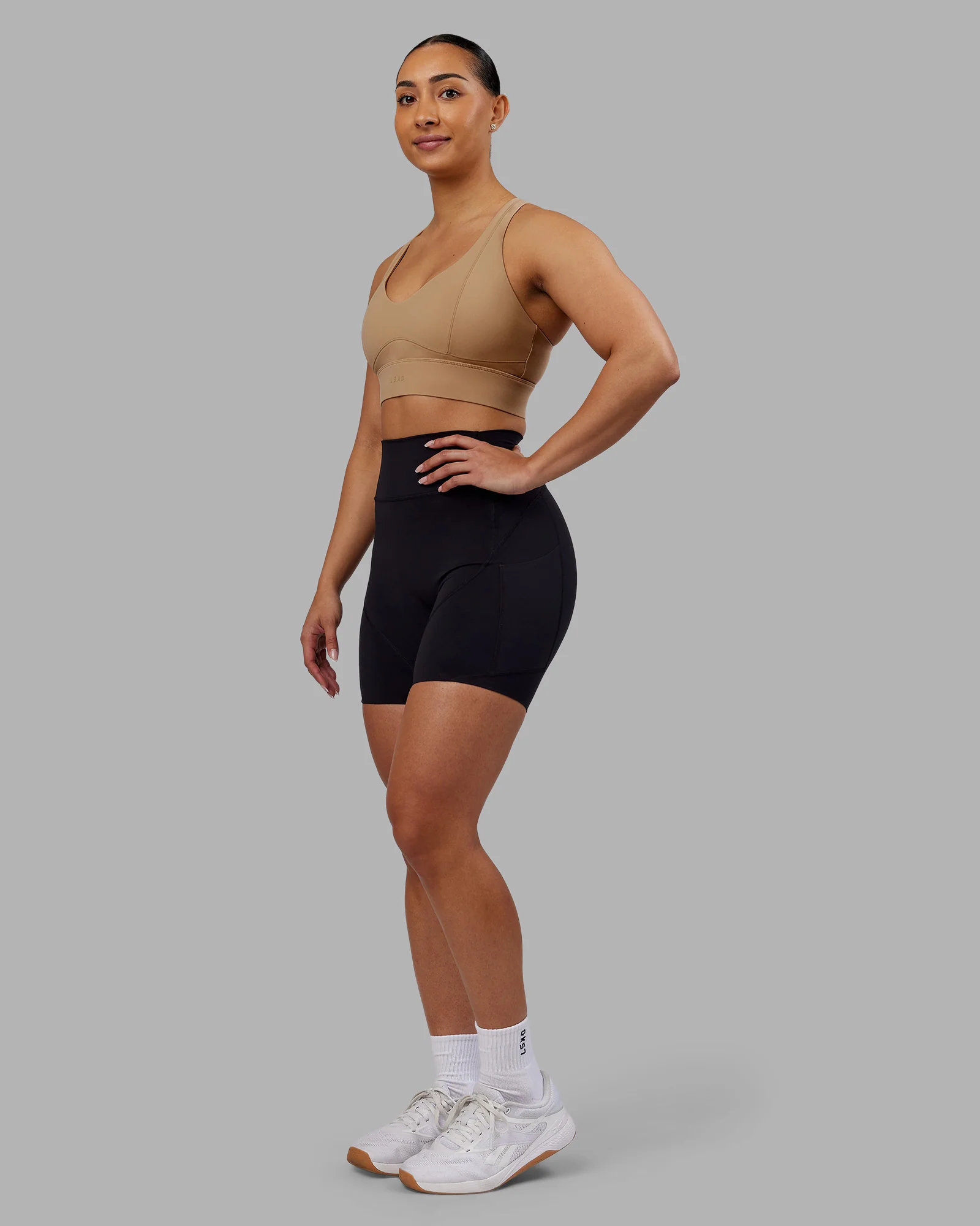 Rhythm Elixir Ultra High-Rise 6" Short Pockets - Black 6 Rhythm Elixir Ultra High-Rise 6" Short Pockets - Black