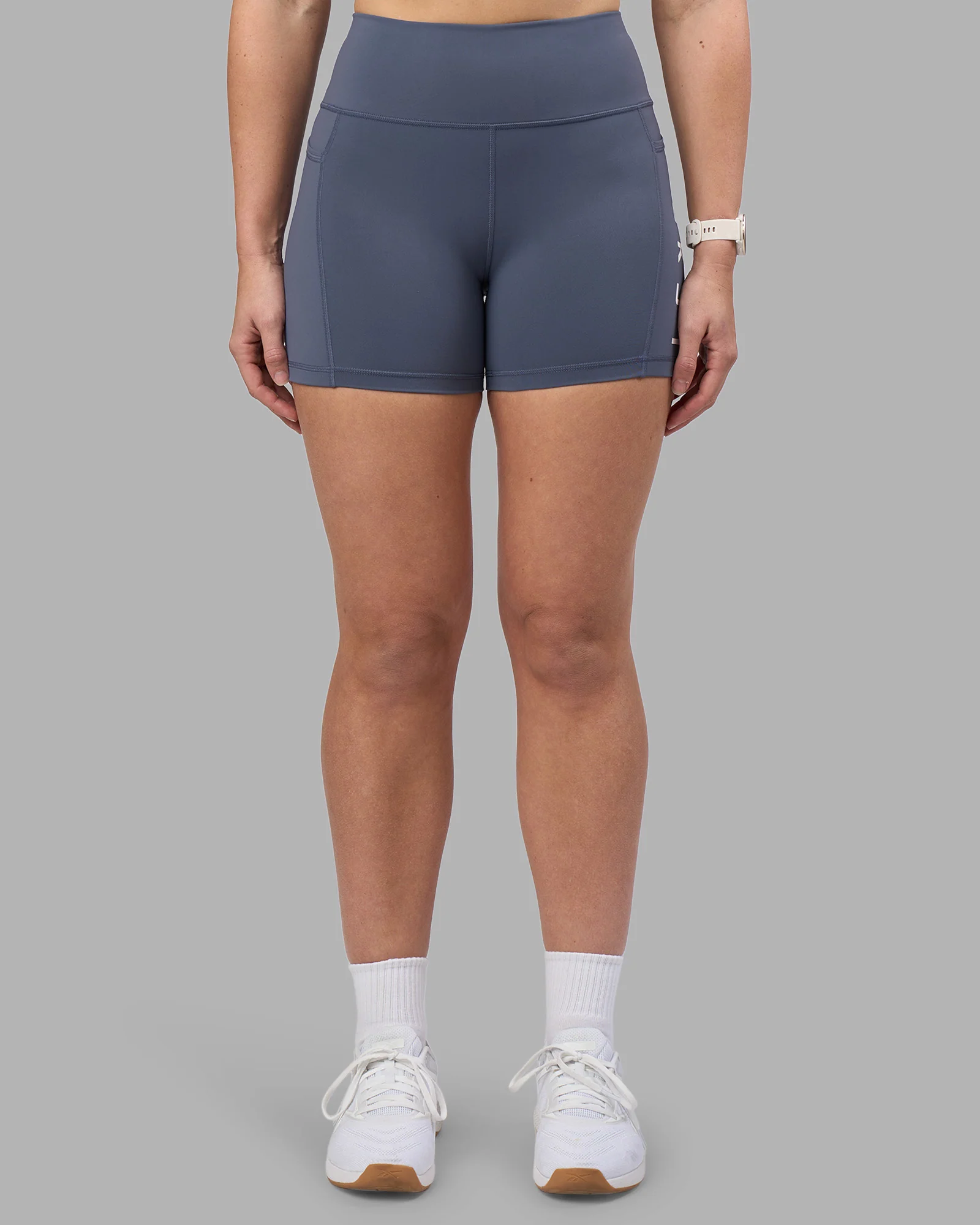 Rep Ultra High-Rise 4" Short Pockets - Night Shadow-White 3 Rep Ultra High-Rise 4" Short Pockets - Night Shadow-White