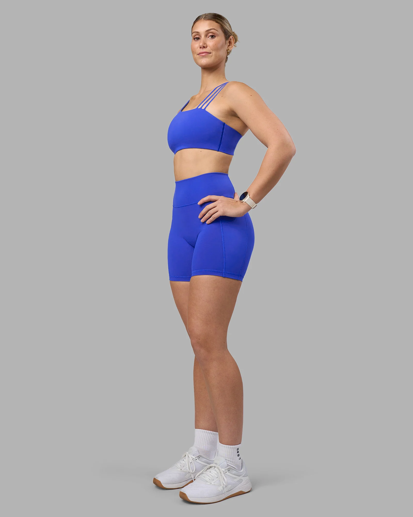 Fusion Ultra High-Rise 6" Short Pockets - Power Cobalt 3 Fusion Ultra High-Rise 6" Short Pockets - Power Cobalt
