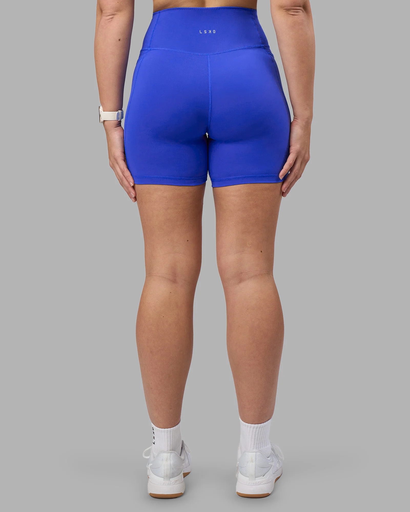Fusion Ultra High-Rise 6" Short Pockets - Power Cobalt 5 Fusion Ultra High-Rise 6" Short Pockets - Power Cobalt
