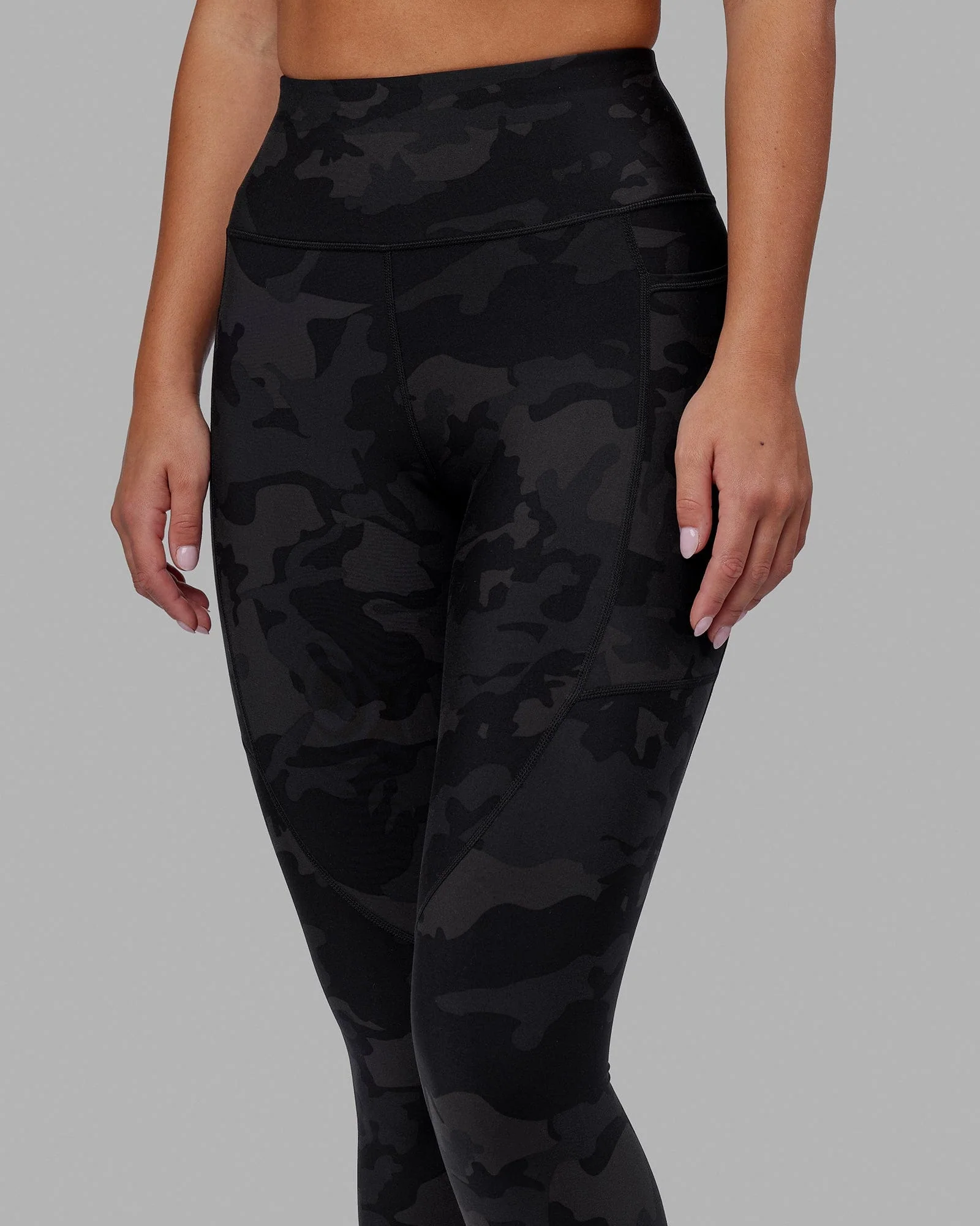 Rep Ultra High-Rise Full Length Legging Pockets - Black-Camo