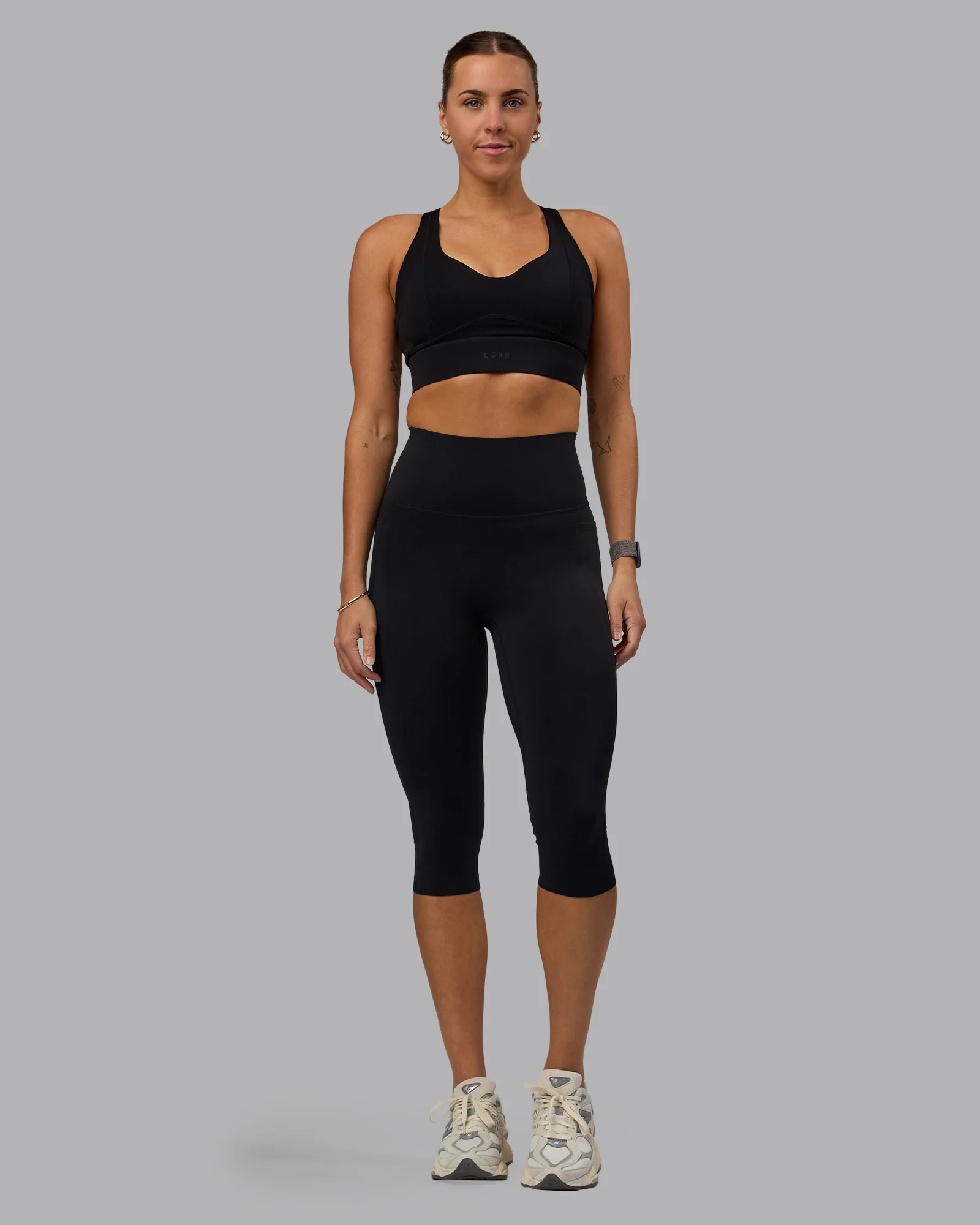 Elixir Ultra High-Rise 3/4 Legging Pockets - Black