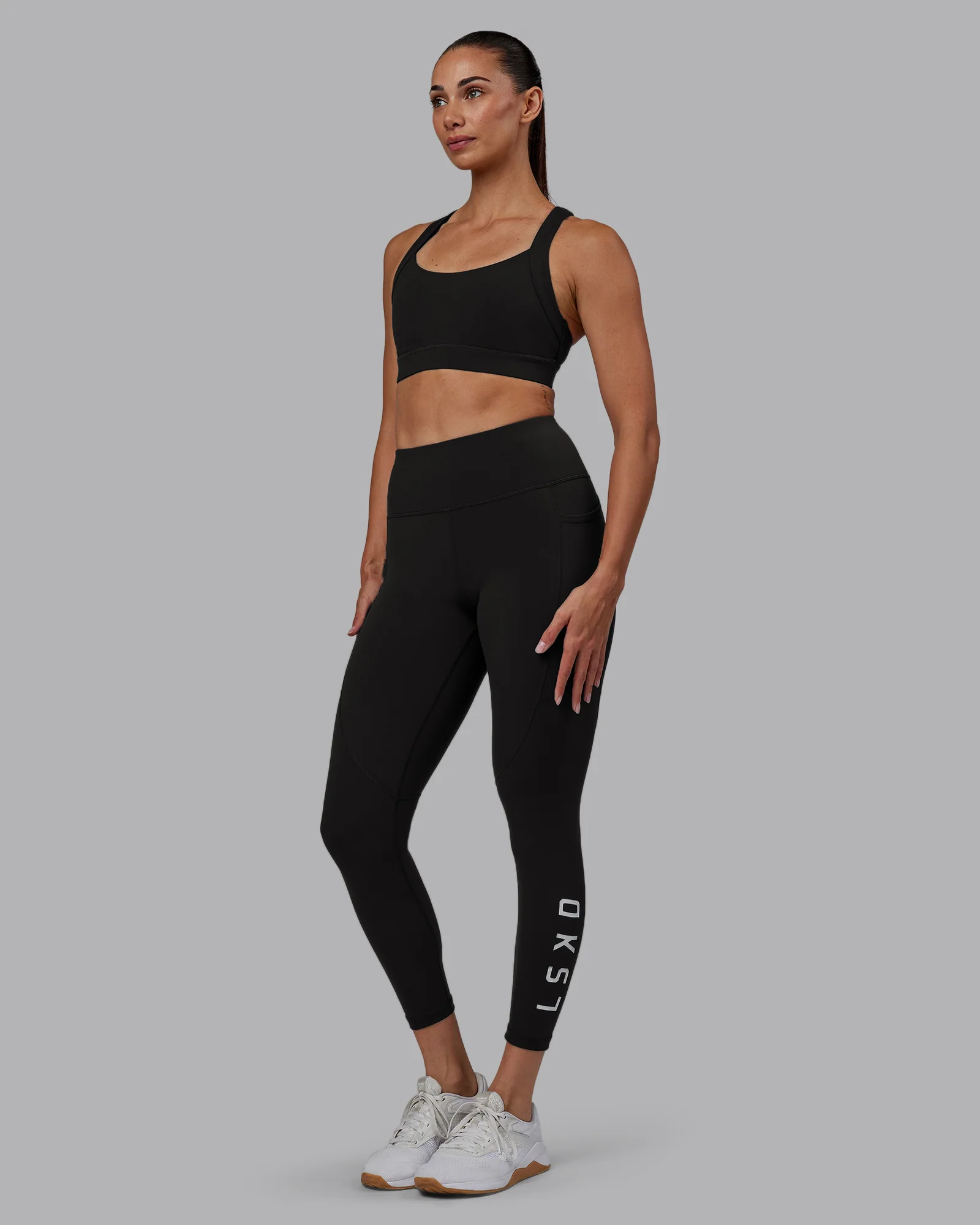 Rep Ultra High-Rise 7/8 Legging Pockets - Pirate Black-White 1 Rep Ultra High-Rise 7/8 Legging Pockets - Pirate Black-White