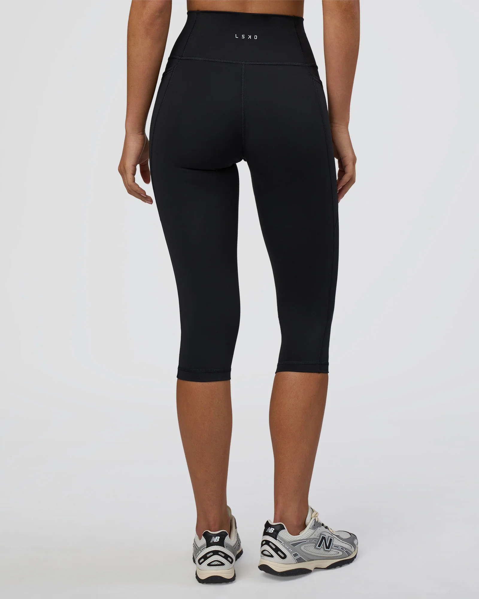 Fusion Ultra High-Rise 3/4 Legging Pockets - Black