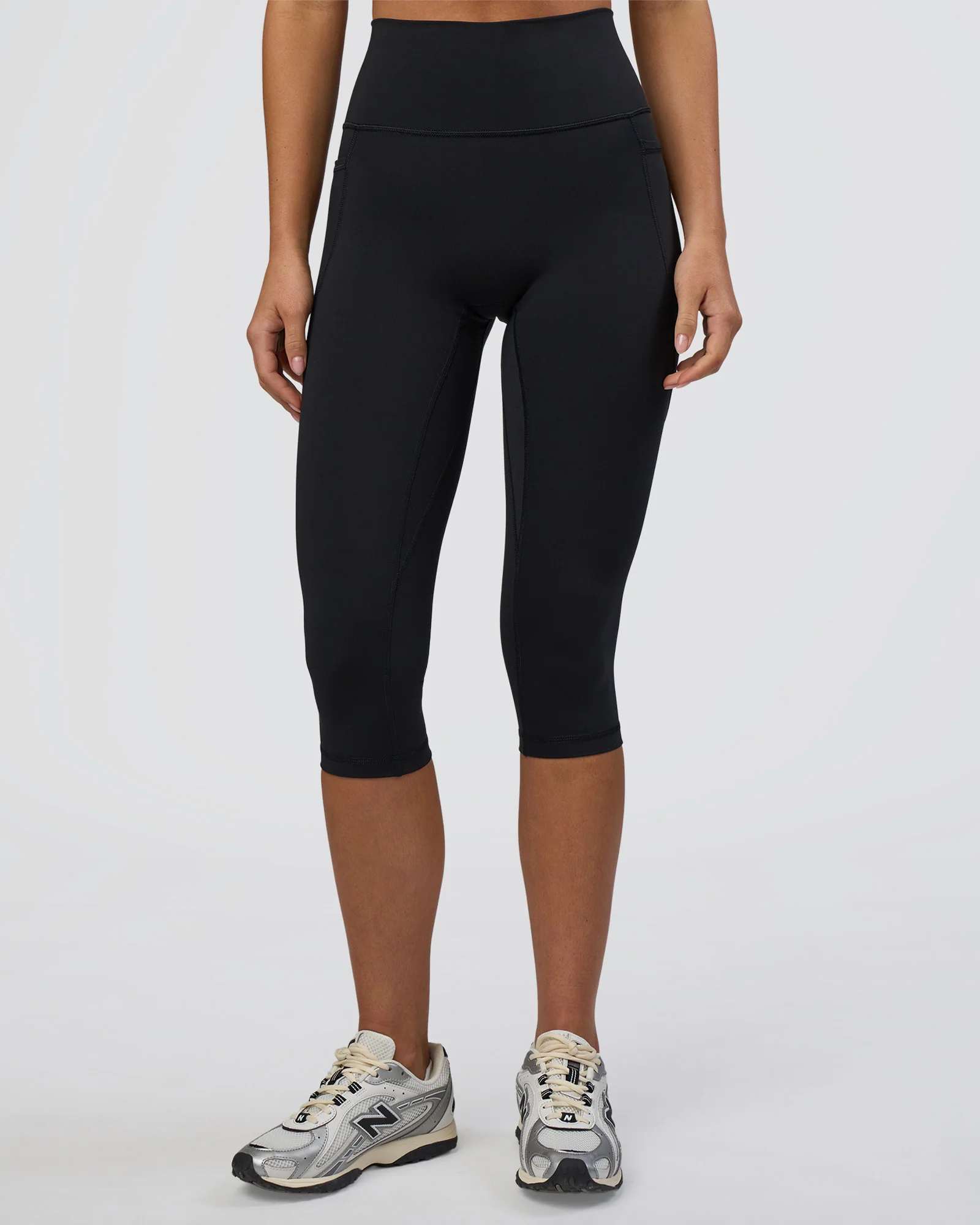 Fusion Ultra High-Rise 3/4 Legging Pockets - Black