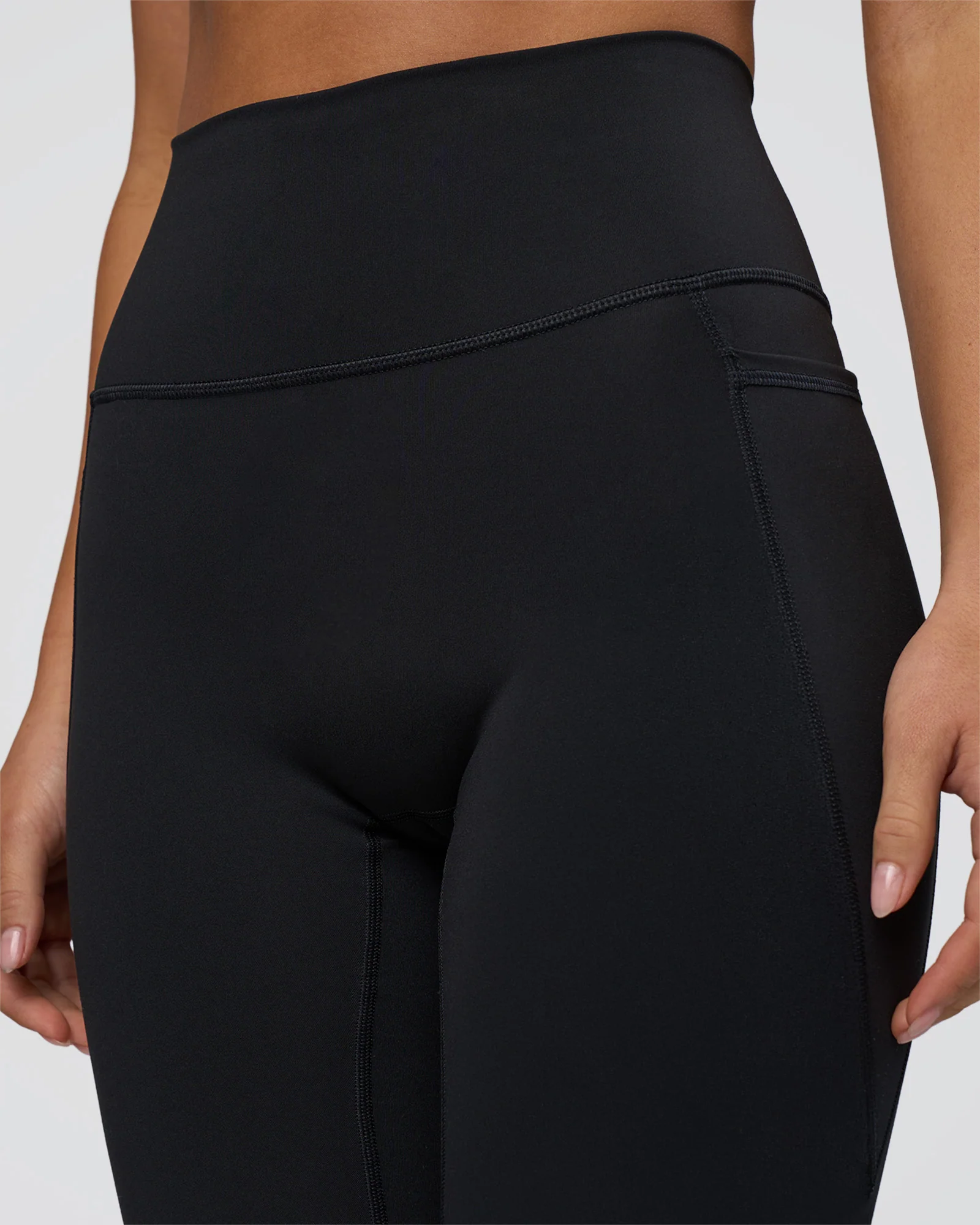 Fusion Ultra High-Rise 3/4 Legging Pockets - Black