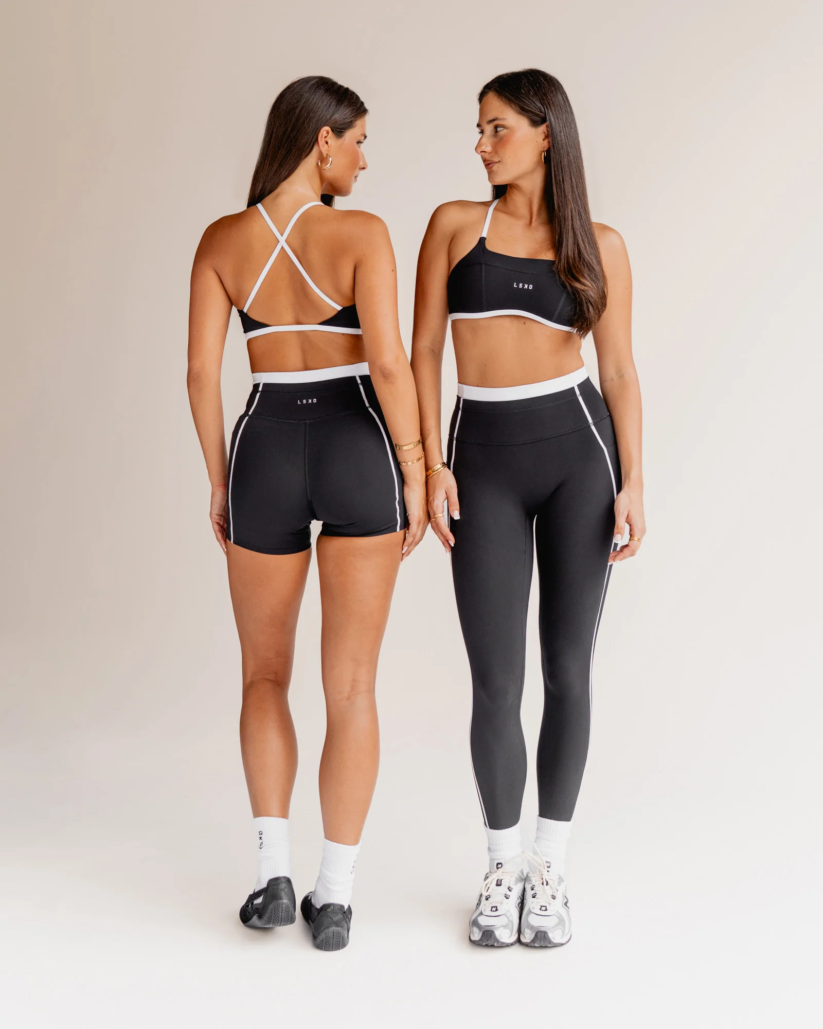 Liberate Sports Bra - Black-White 2 Liberate Sports Bra - Black-White