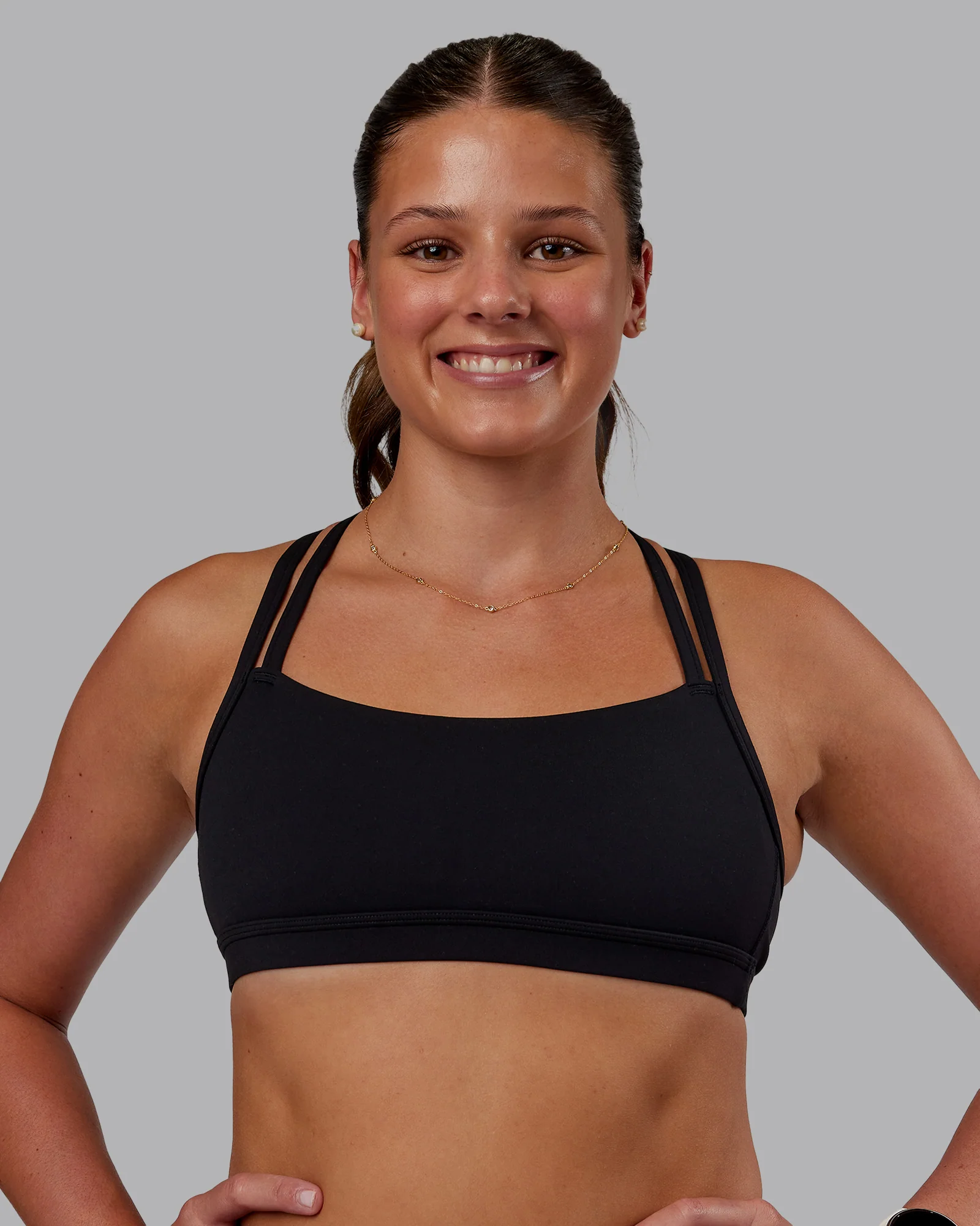 Velocity Sports Bra - Black 1 Velocity Sports Bra - Black