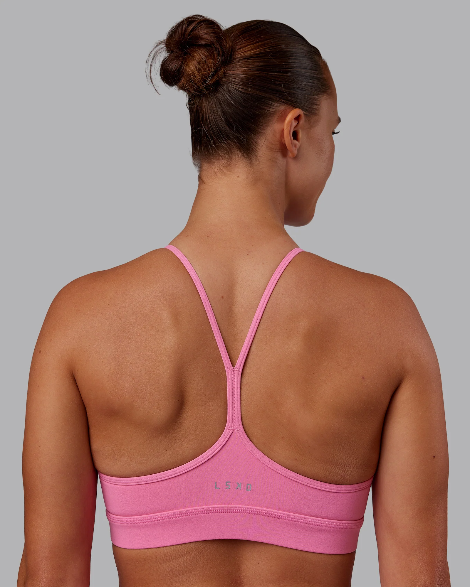 Lift High Neck Sports Bra - Candy Pink 2 Lift High Neck Sports Bra - Candy Pink