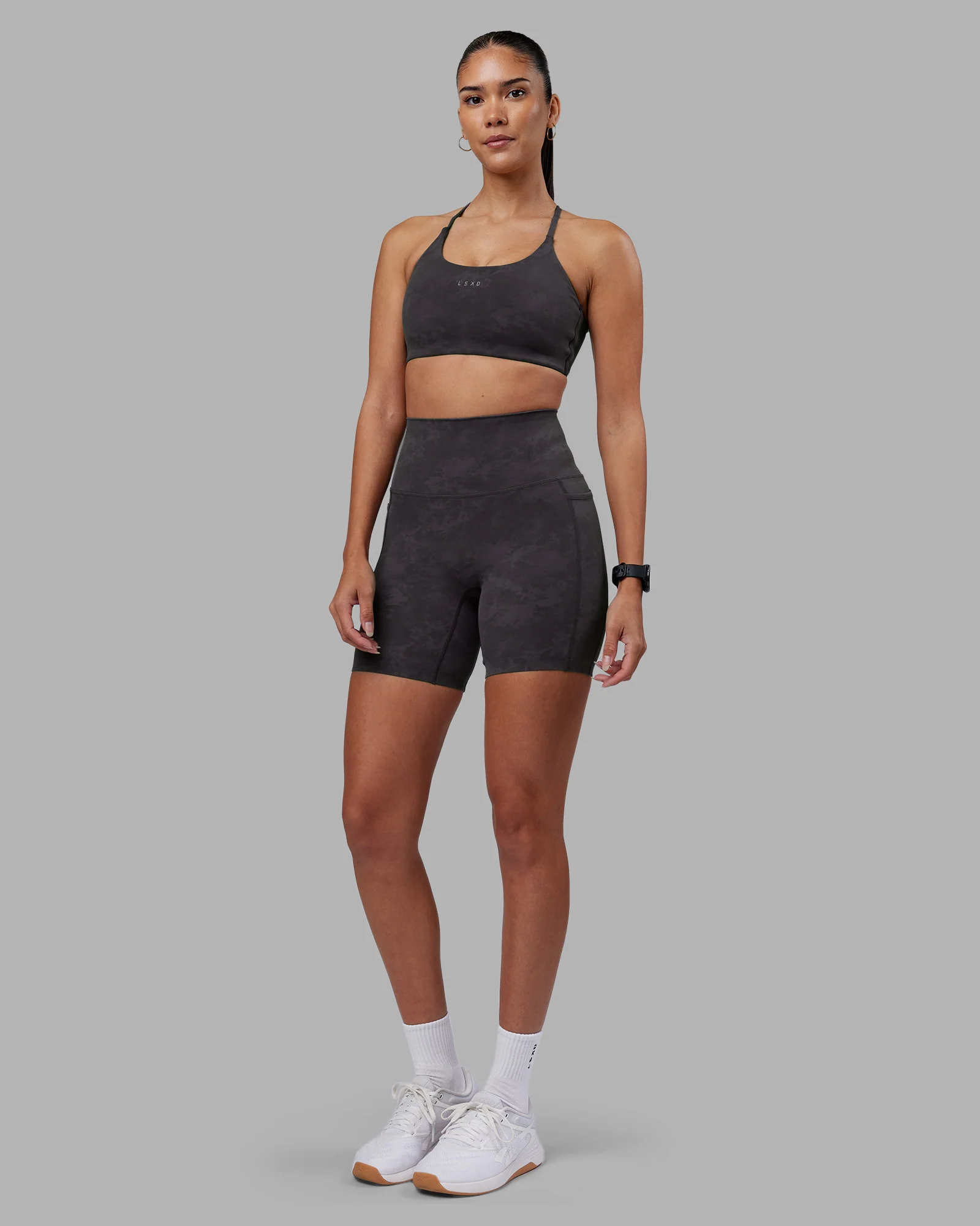 Twist Sports Bra - Dark Storm Wash