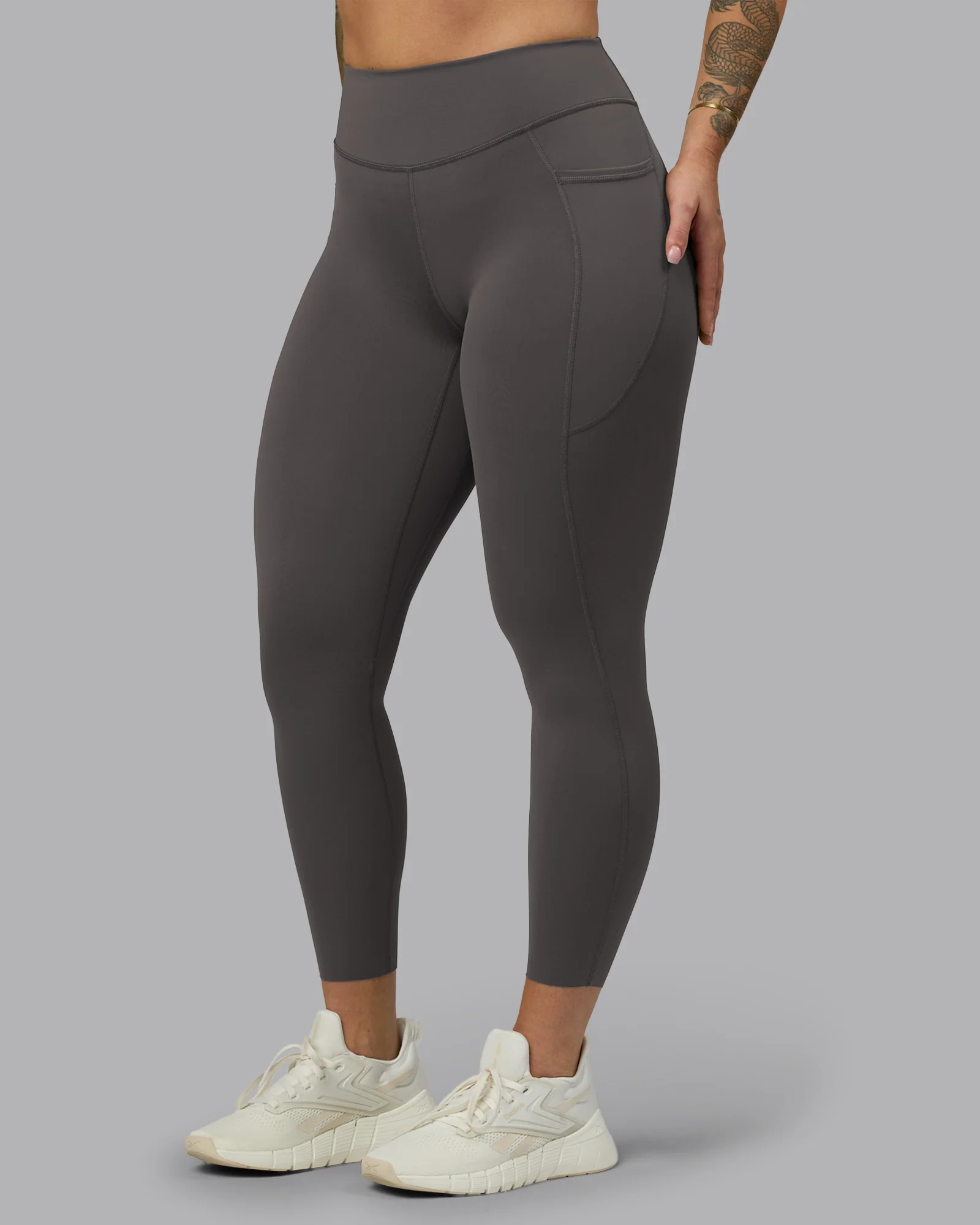 Elite High-Rise 7/8 Legging Pockets - Dark Storm