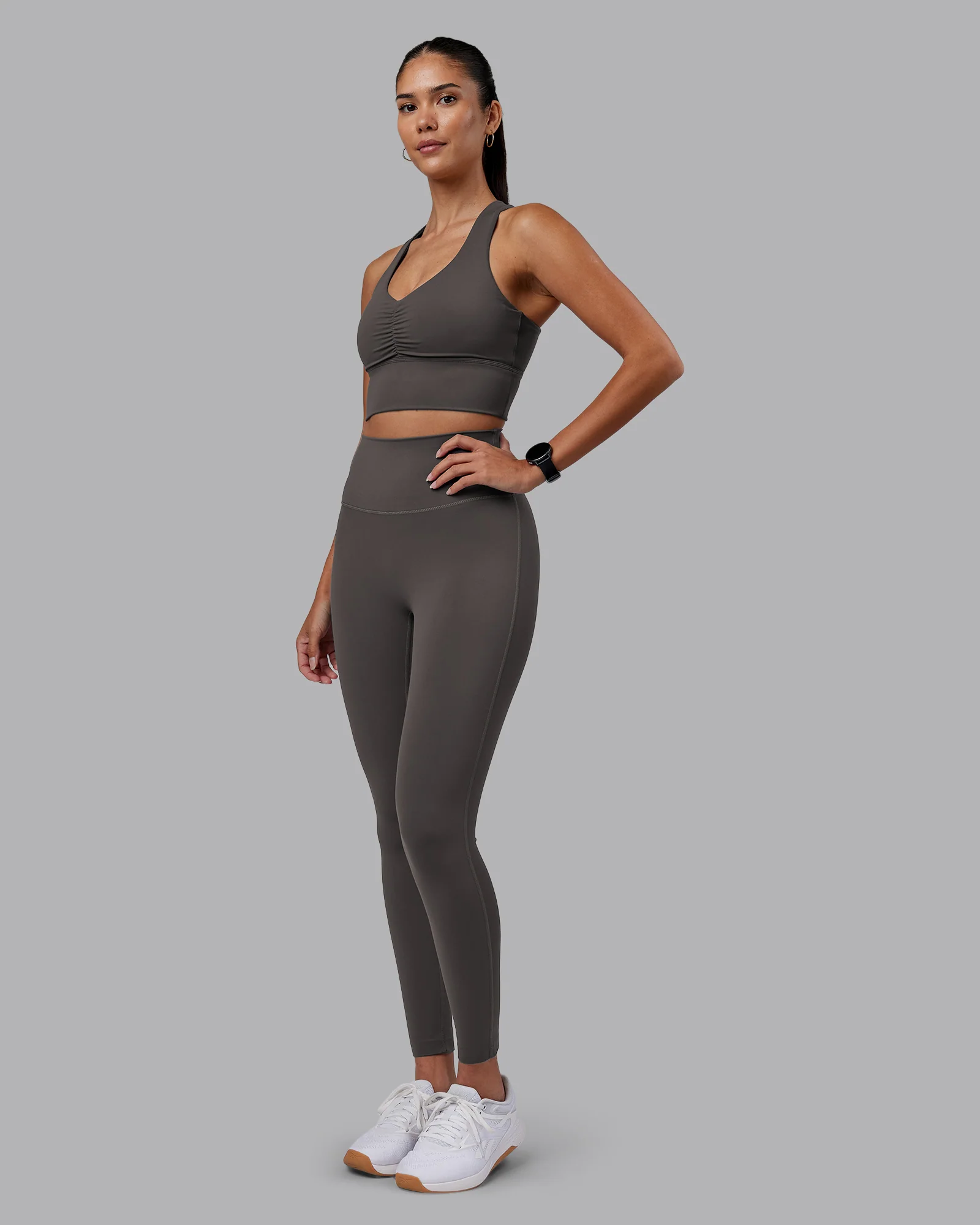 Evoke Longline Sports Bra - Dark Storm 3 Evoke Longline Sports Bra - Dark Storm