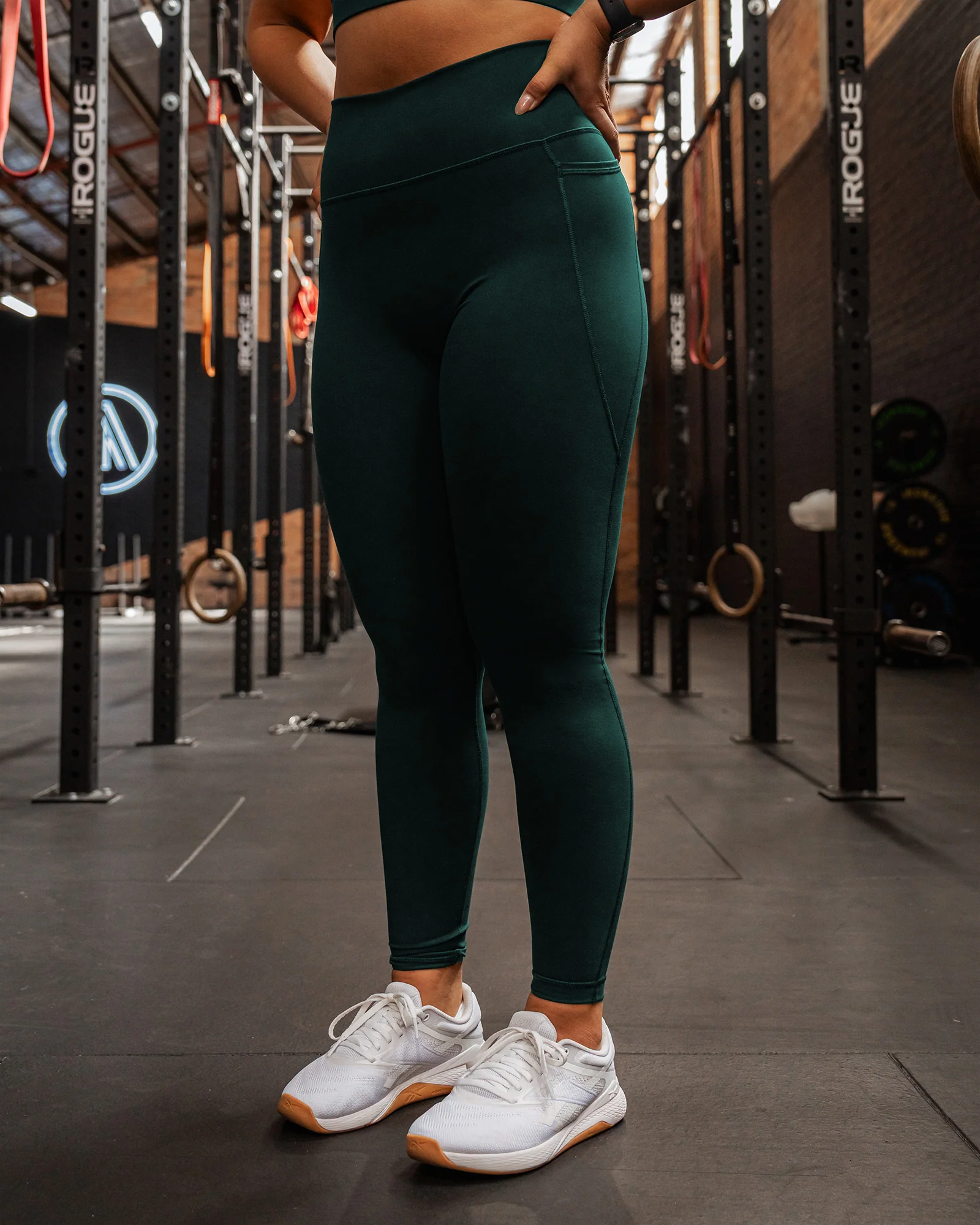 Fusion Ultra High-Rise Full Length Legging Pockets - Dark Moss 3 Fusion Ultra High-Rise Full Length Legging Pockets - Dark Moss