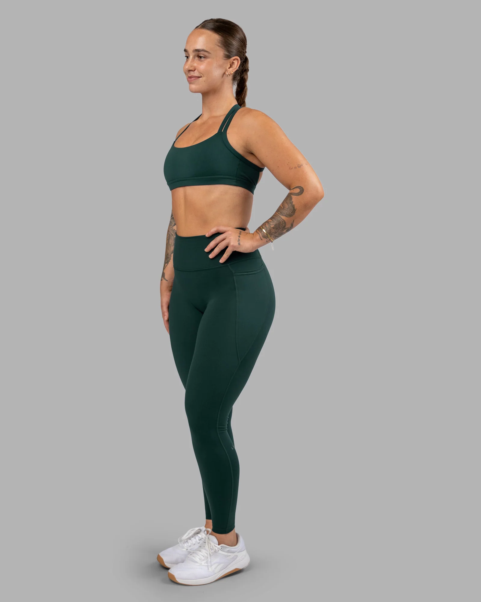 Fusion Ultra High-Rise Full Length Legging Pockets - Dark Moss 5 Fusion Ultra High-Rise Full Length Legging Pockets - Dark Moss