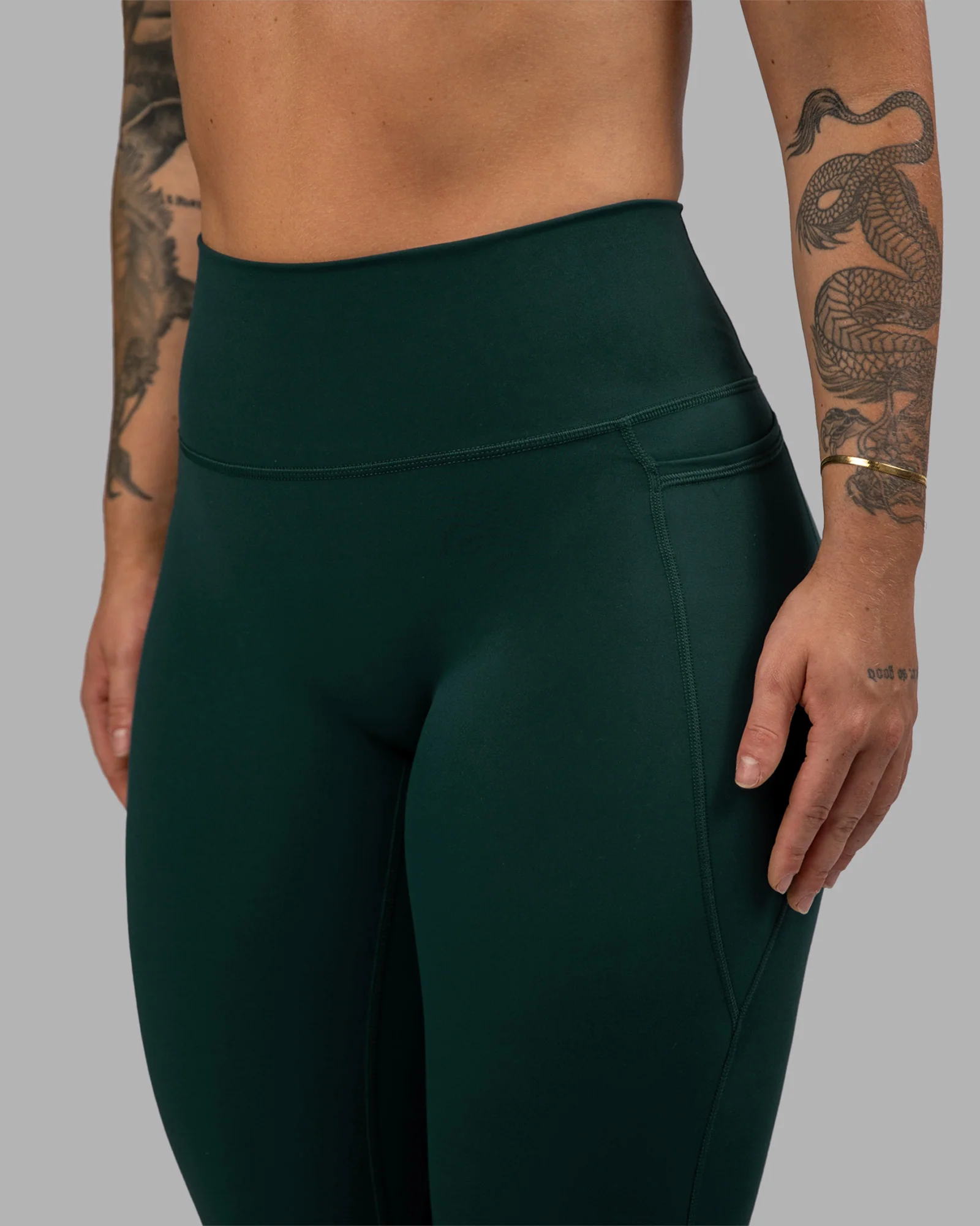 Fusion Ultra High-Rise Full Length Legging Pockets - Dark Moss 8 Fusion Ultra High-Rise Full Length Legging Pockets - Dark Moss