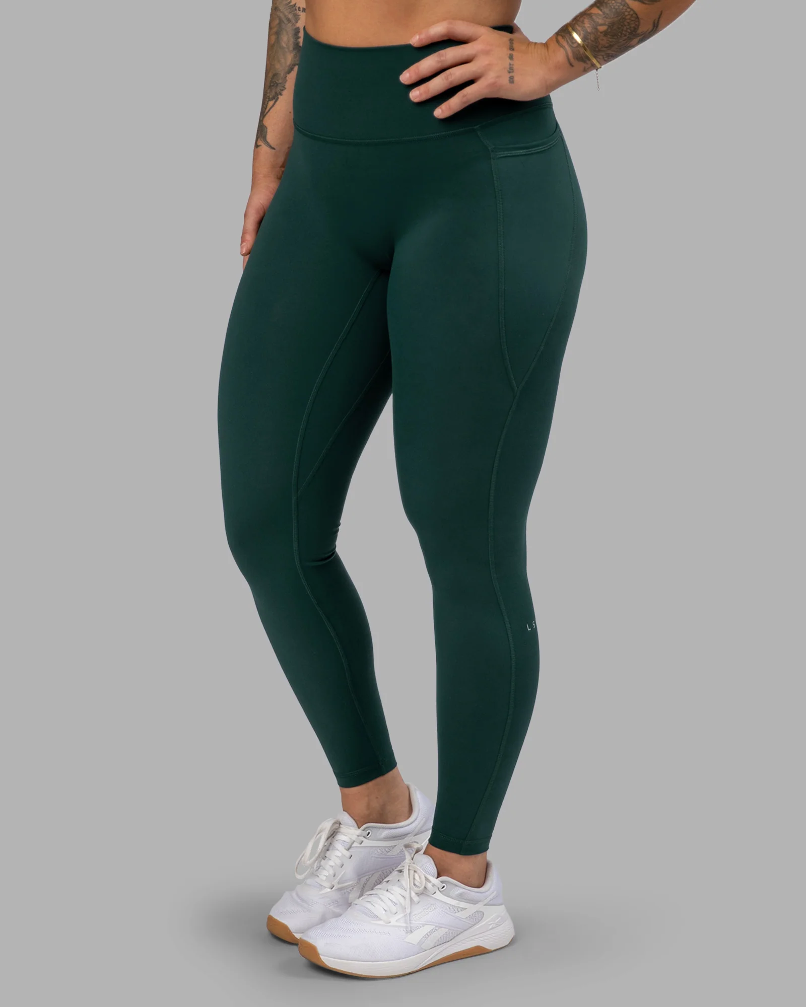 Fusion Ultra High-Rise Full Length Legging Pockets - Dark Moss 9 Fusion Ultra High-Rise Full Length Legging Pockets - Dark Moss
