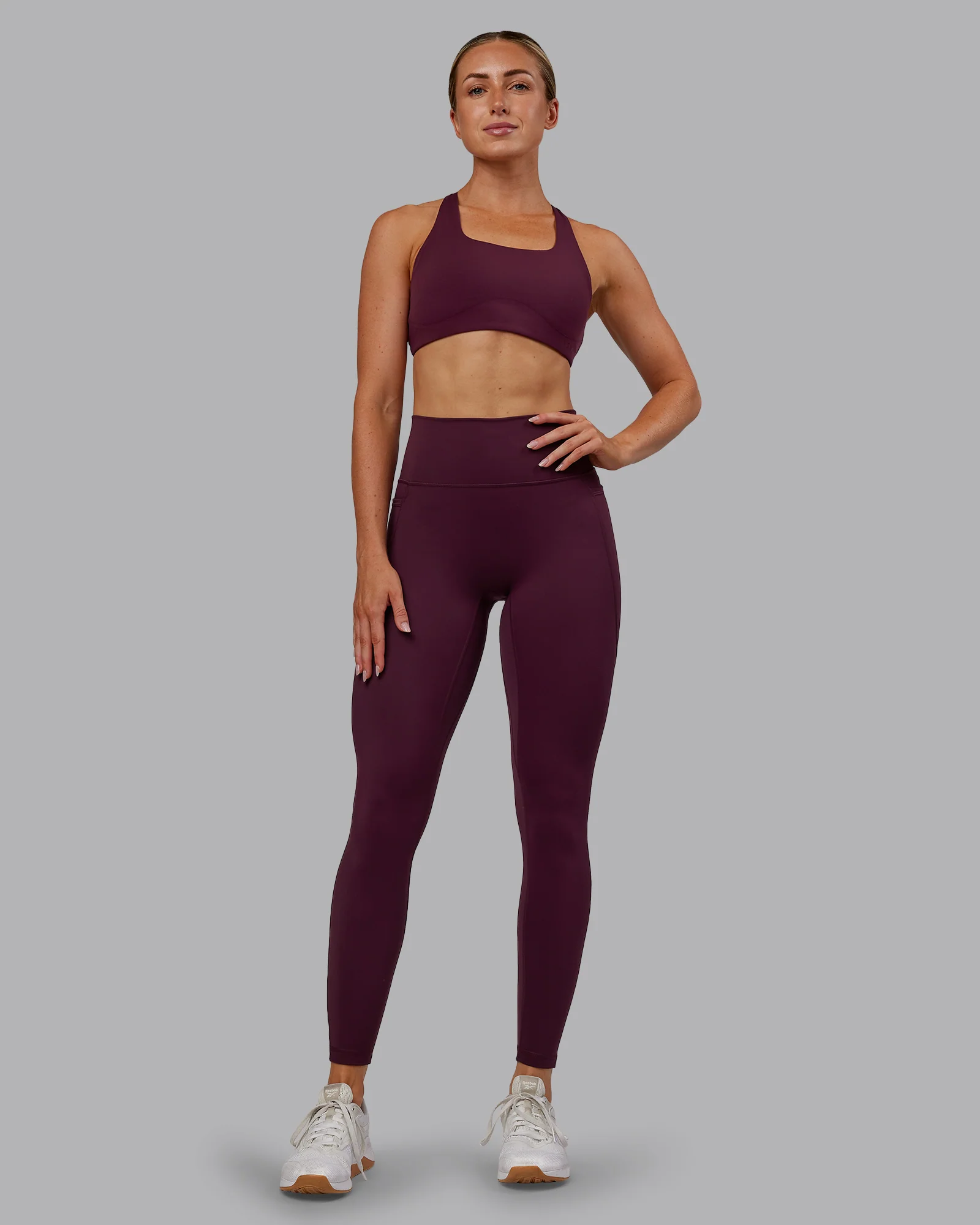 Fusion Ultra High-Rise Full Length Legging Pockets - Cherry Lacquer