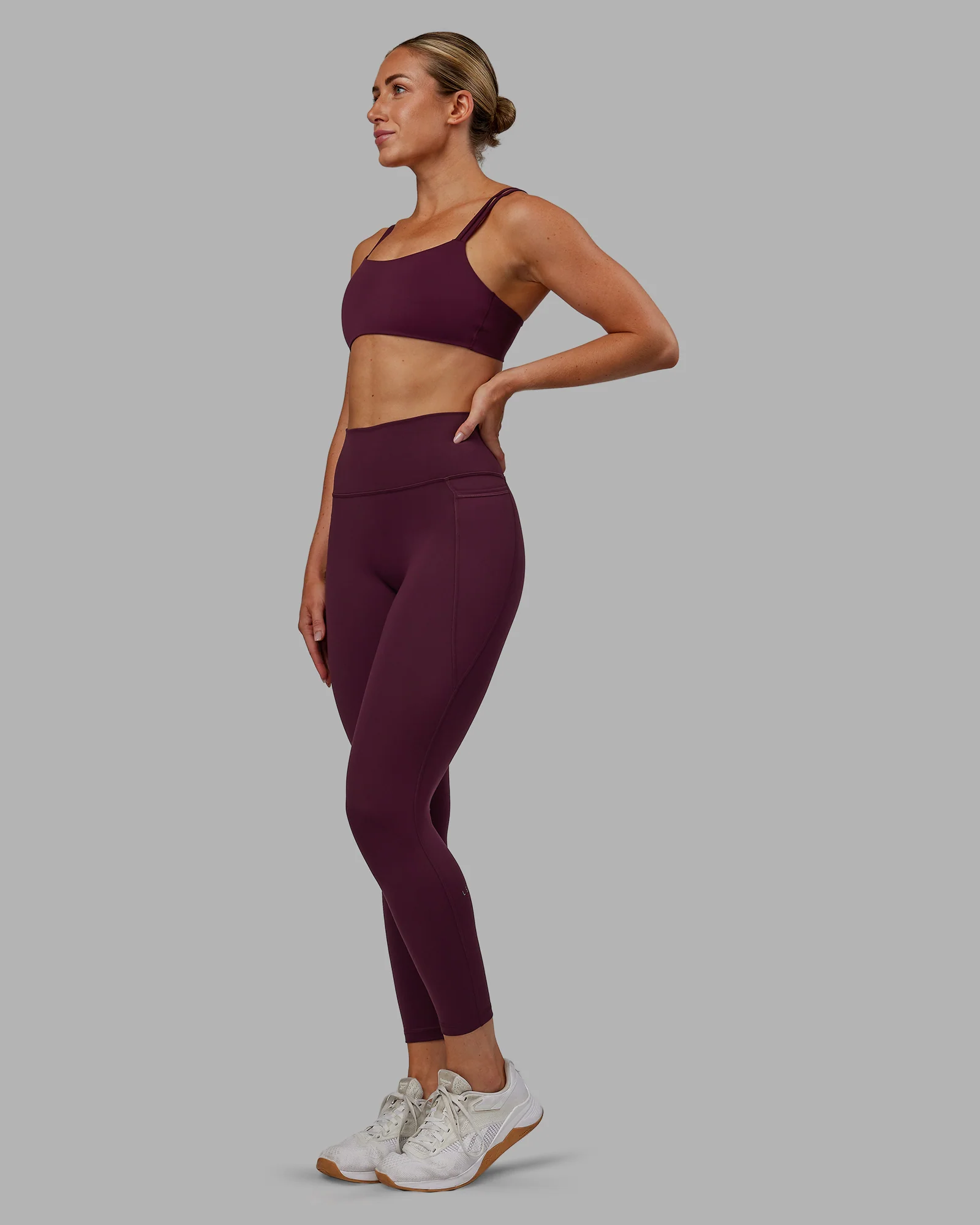 Fusion Ultra High-Rise 7/8 Legging Pockets - Cherry Lacquer