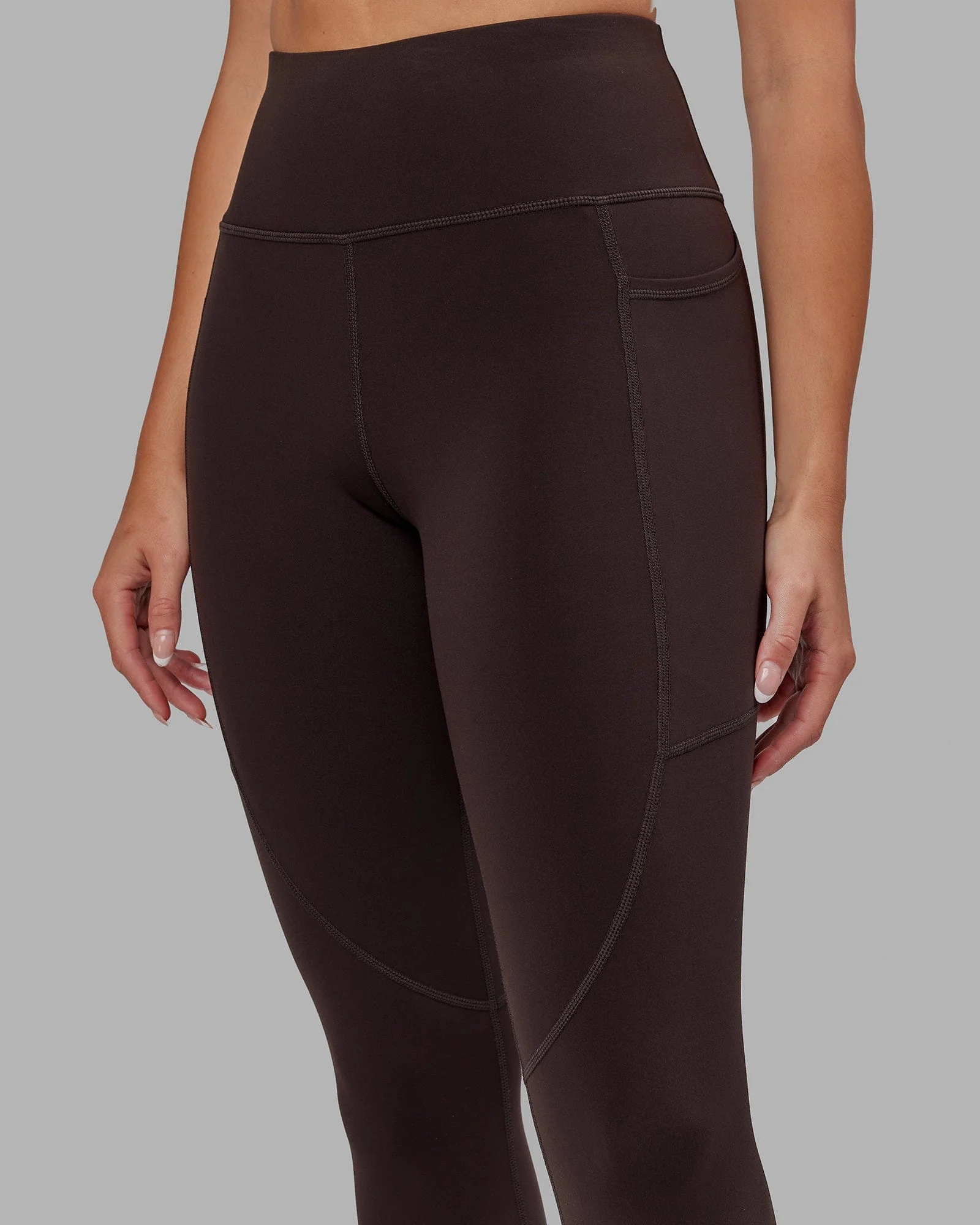 Rep Ultra High-Rise 7/8 Legging Pockets - Dark Walnut