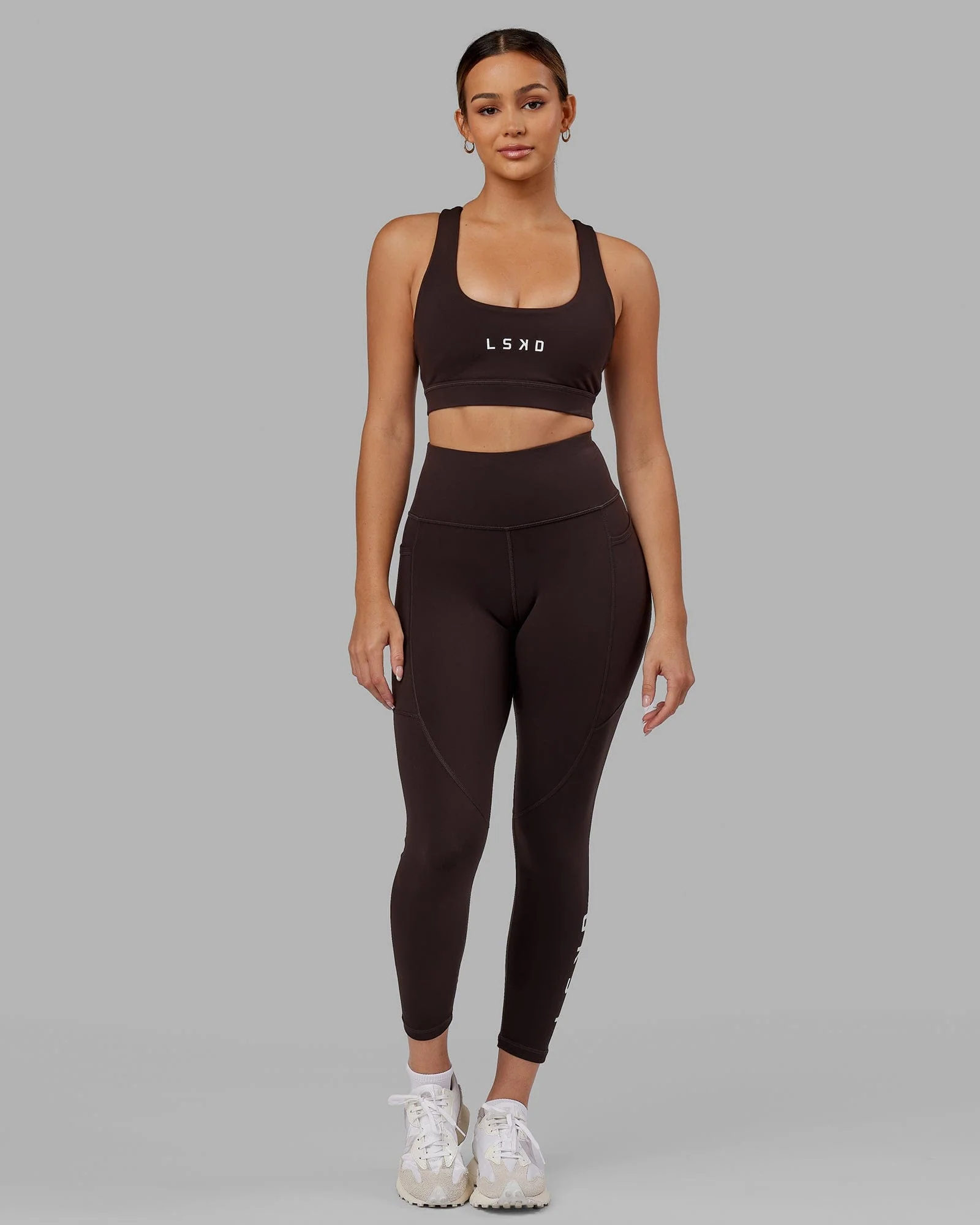 Rep Ultra High-Rise 7/8 Legging Pockets - Dark Walnut