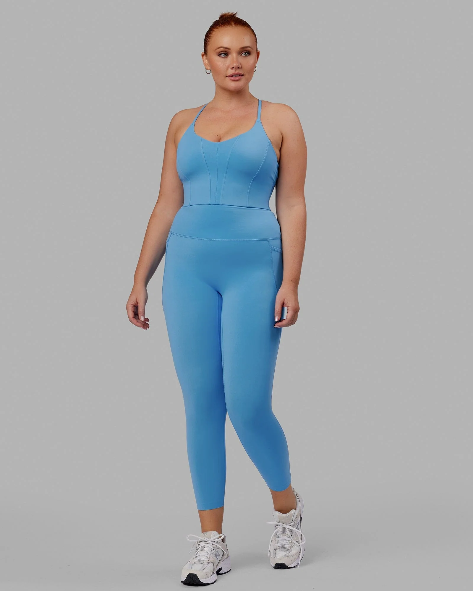 Elixir Ultra High-Rise 7/8 Legging Pockets - Azure Blue