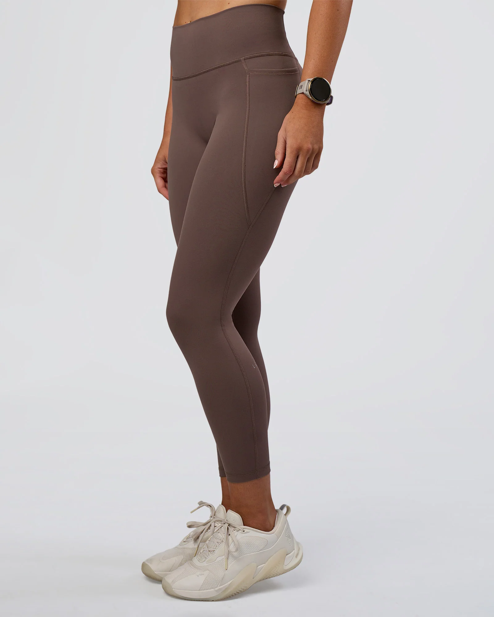 Fusion Ultra High-Rise 7/8 Legging Pockets - Peppercorn