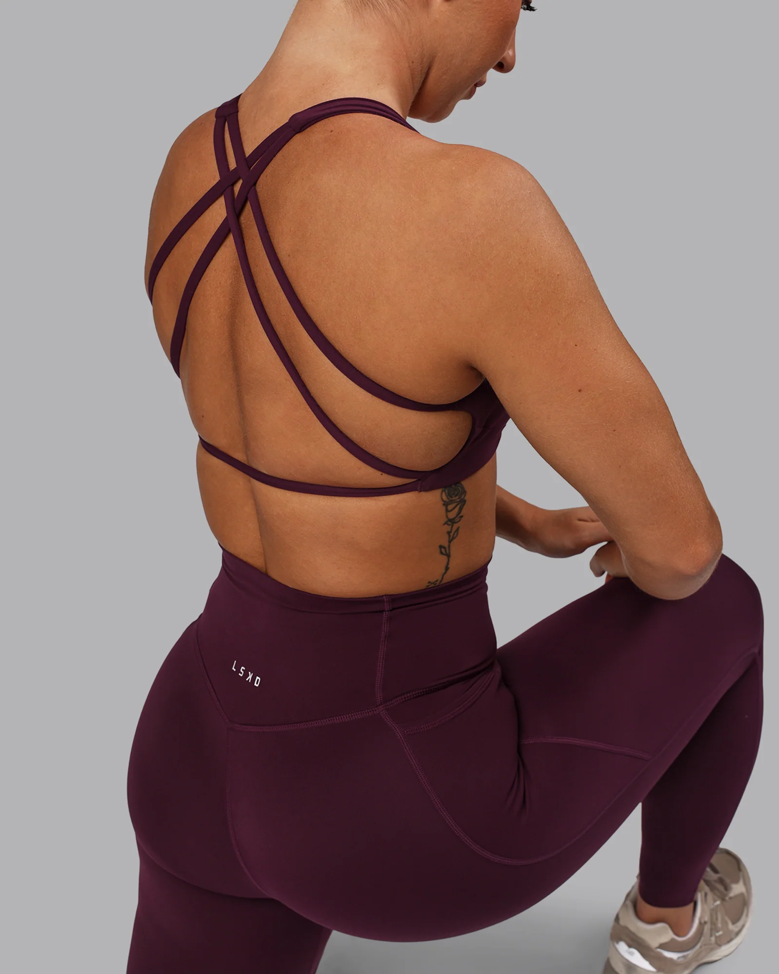Aspire Sports Bra - Cherry Lacquer 4 Aspire Sports Bra - Cherry Lacquer