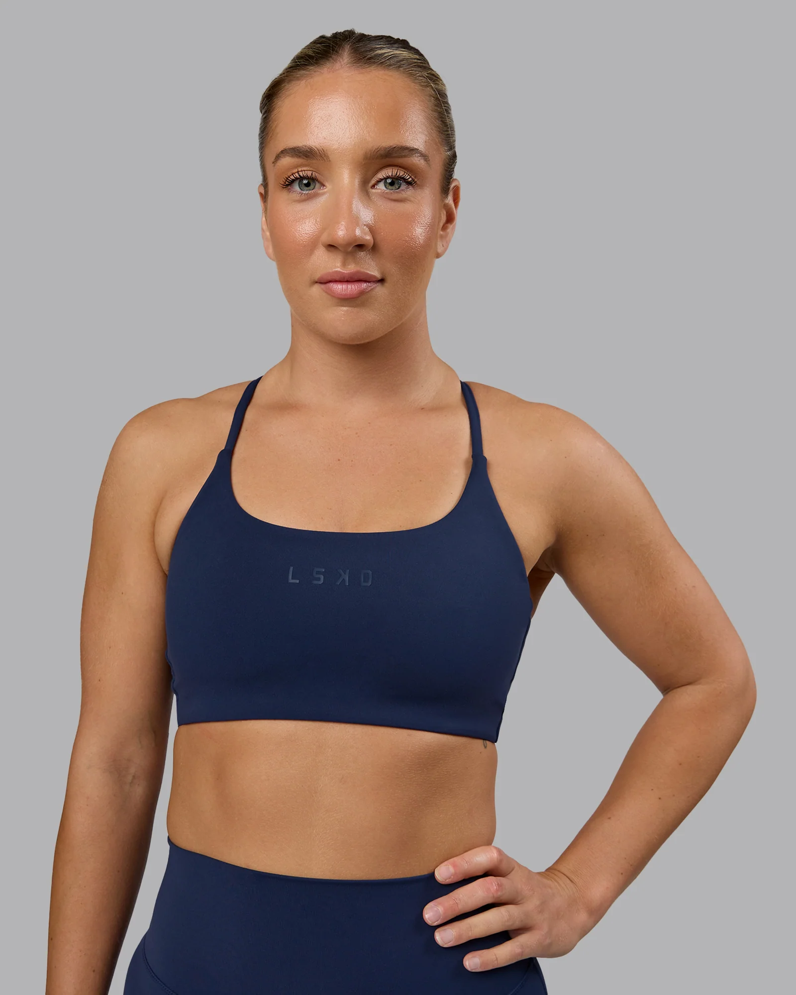 Twist Sports Bra - Future Navy 1 Twist Sports Bra - Future Navy