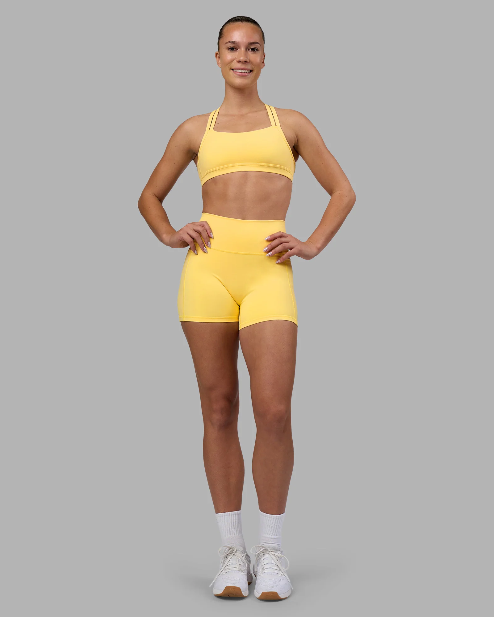 Velocity Sports Bra - Lemon
