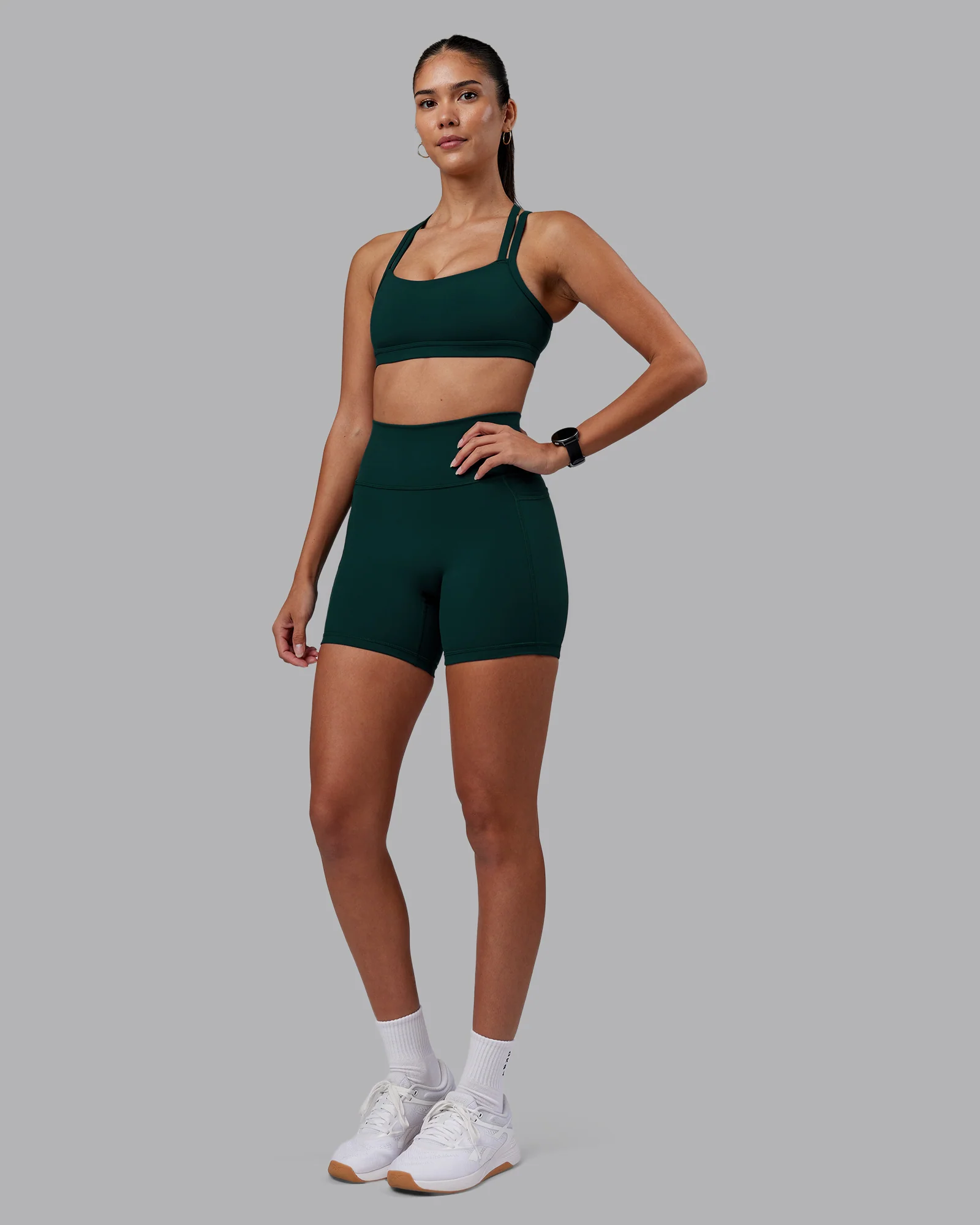Velocity Sports Bra - Dark Moss