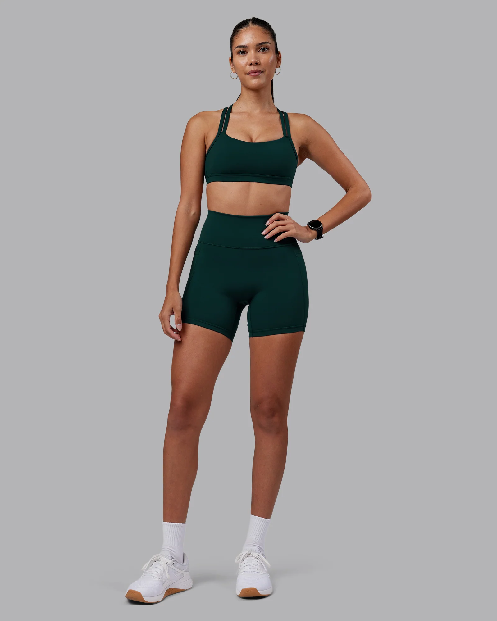 Velocity Sports Bra - Dark Moss