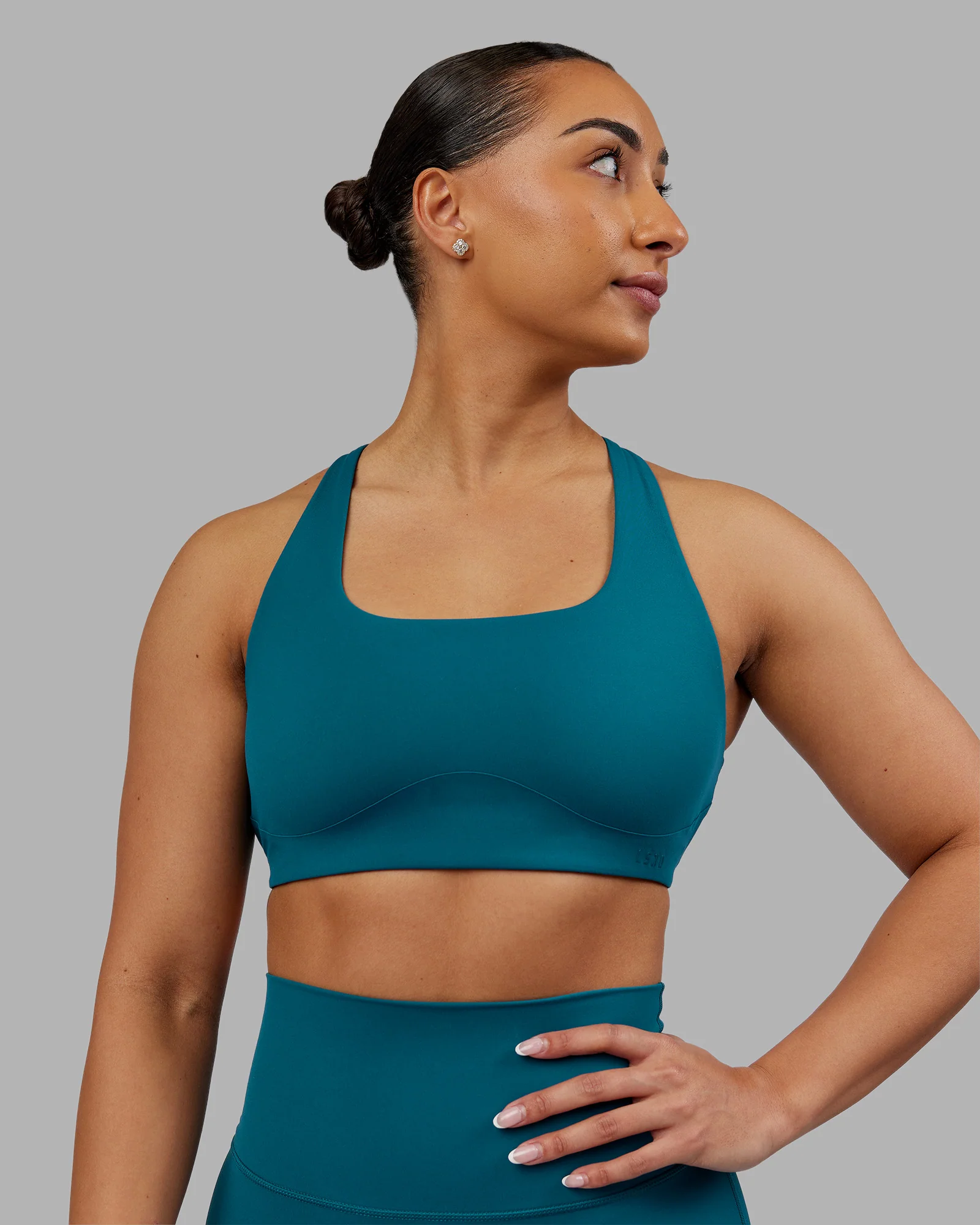 Aspire Sports Bra - Blue Coral 1 Aspire Sports Bra - Blue Coral