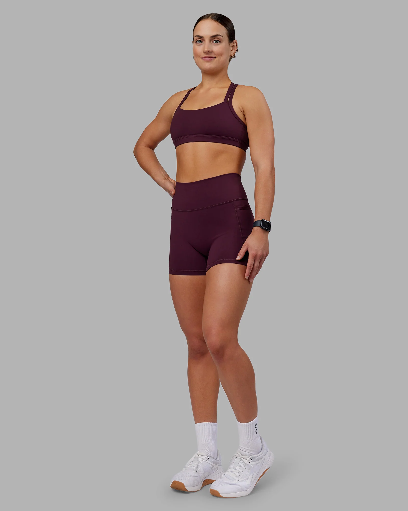 Velocity Sports Bra - Cherry Lacquer 4 Velocity Sports Bra - Cherry Lacquer