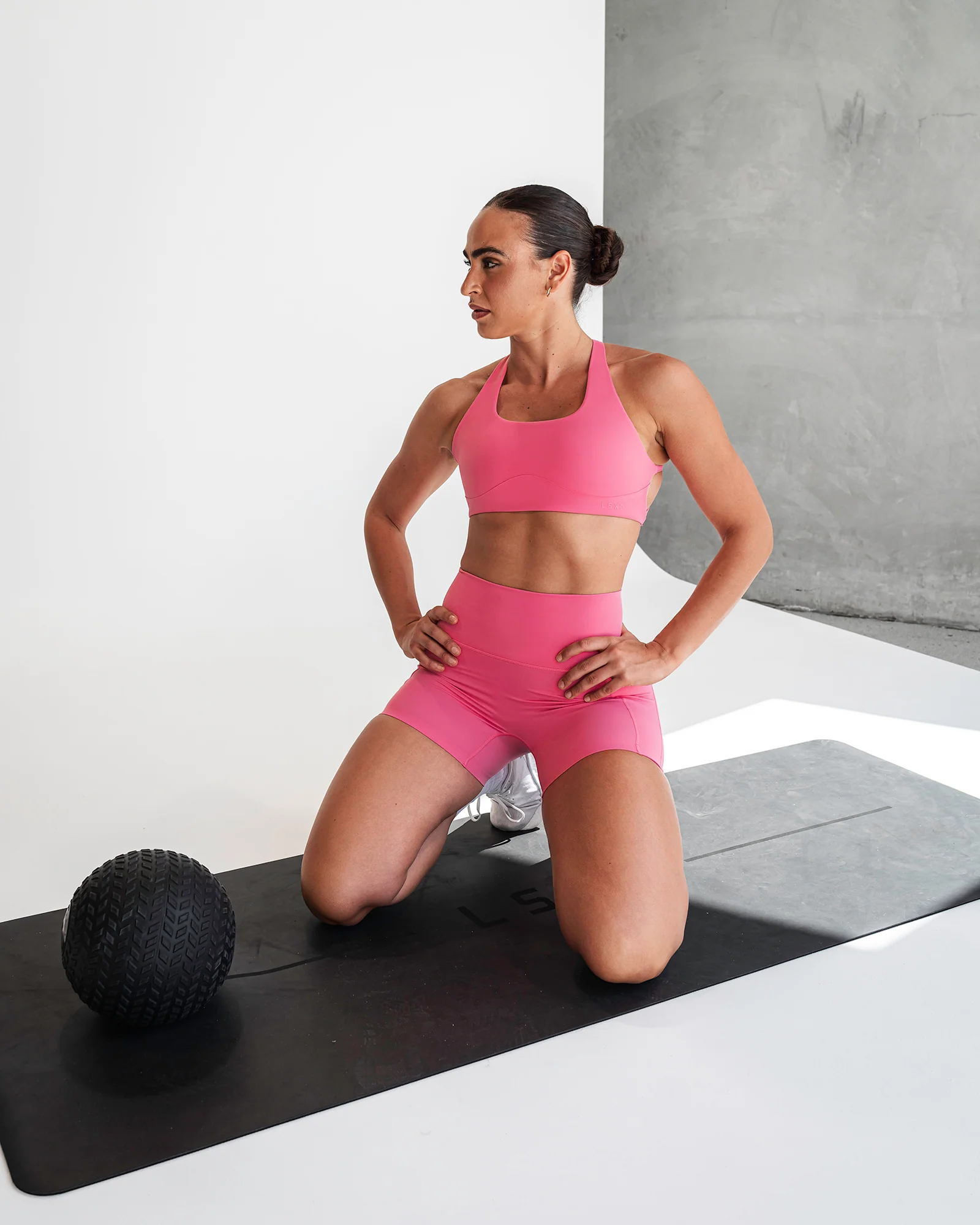 Aspire Sports Bra - Carmine Rose 3 Aspire Sports Bra - Carmine Rose