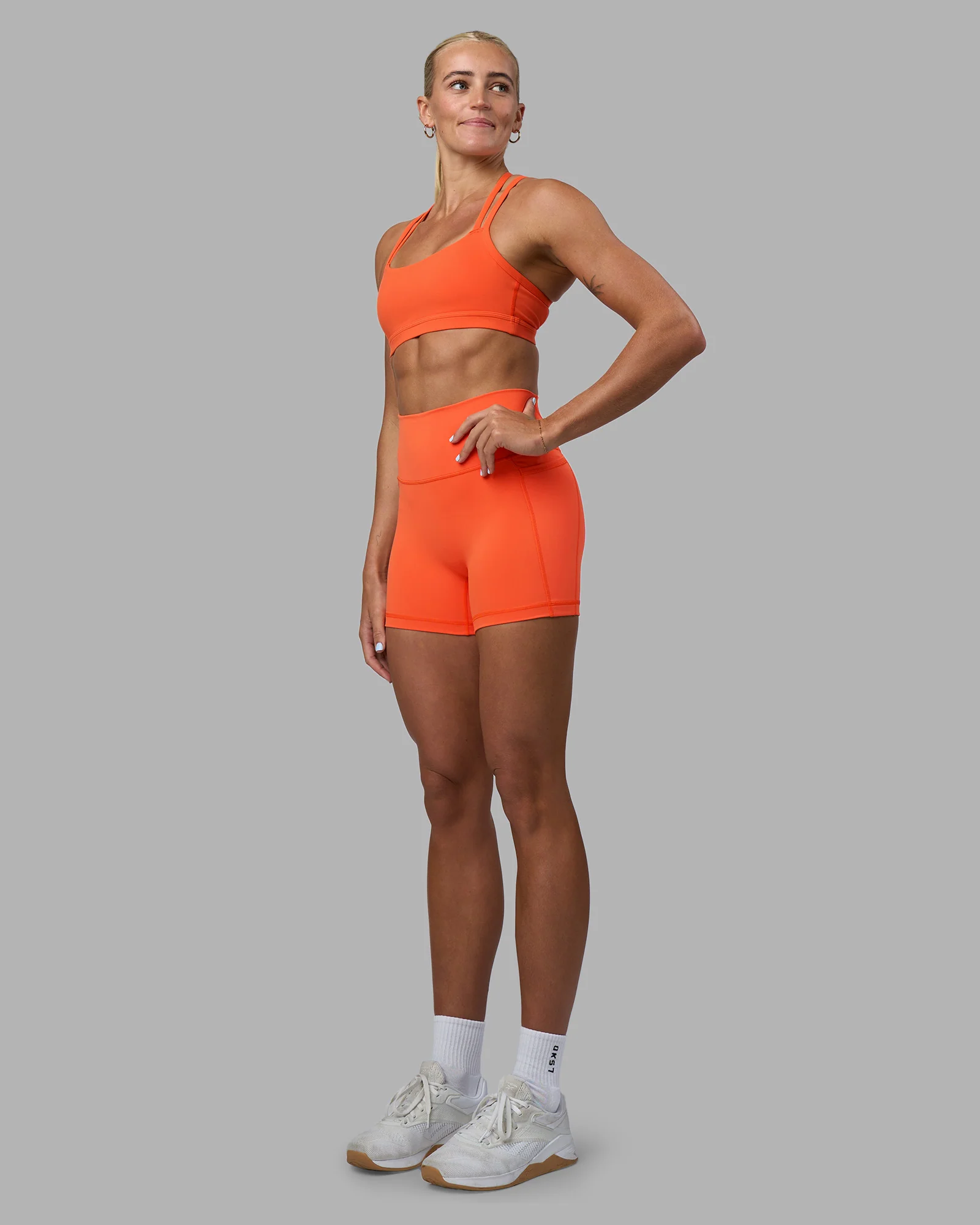 Velocity Sports Bra - Ultra Orange 3 Velocity Sports Bra - Ultra Orange