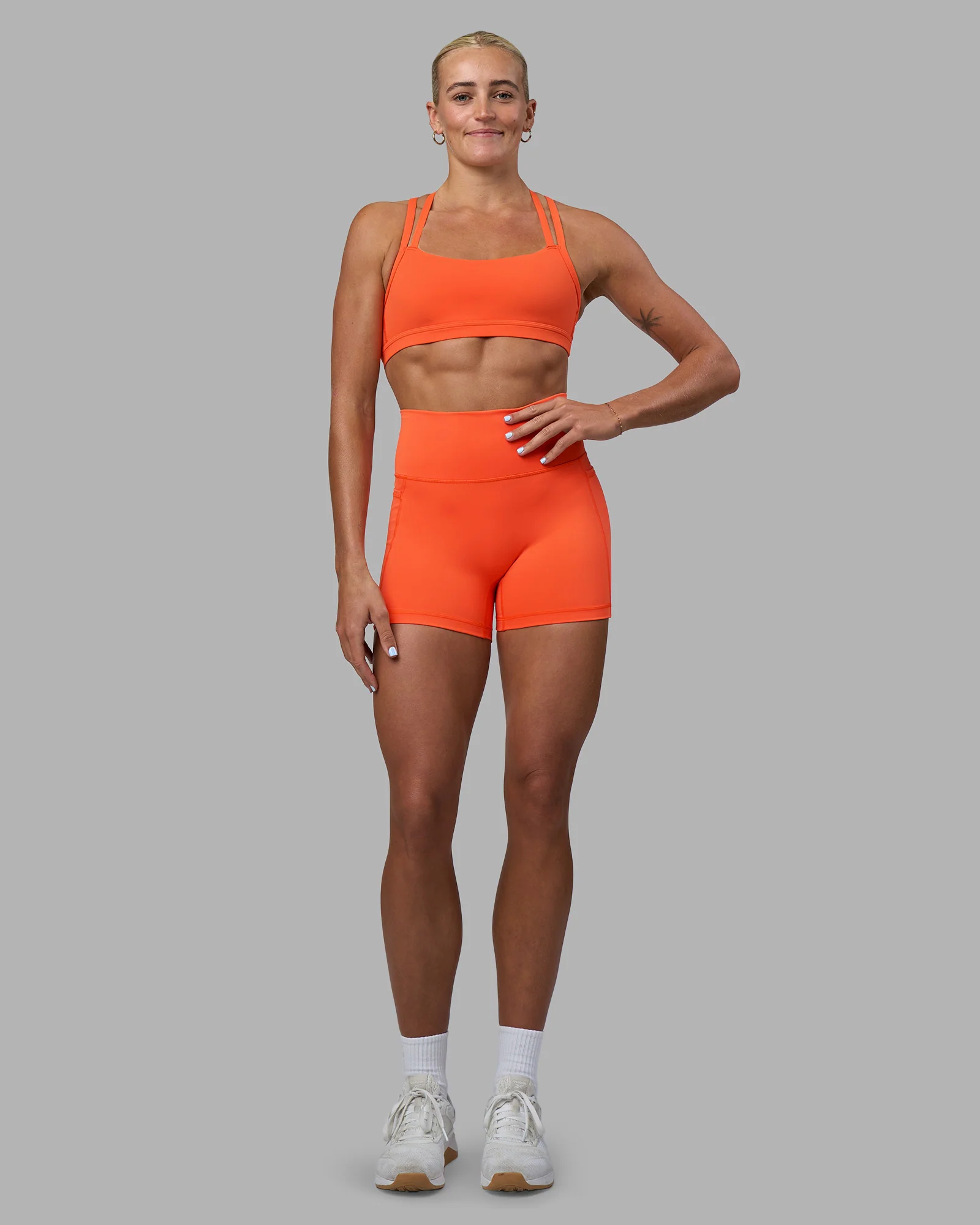 Velocity Sports Bra - Ultra Orange 5 Velocity Sports Bra - Ultra Orange